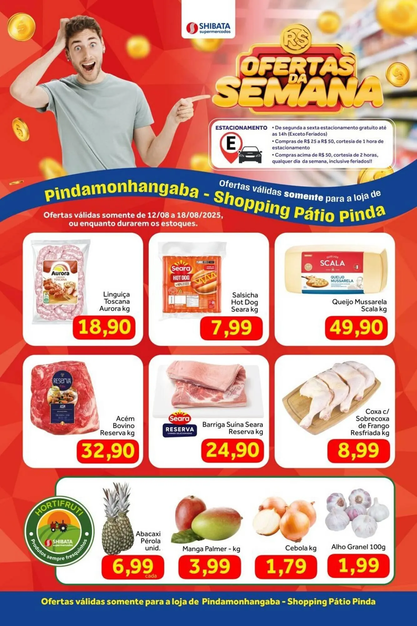 Encarte de Catálogo Shibata Supermercados 12 de agosto até 18 de agosto 2025 - Pagina 1