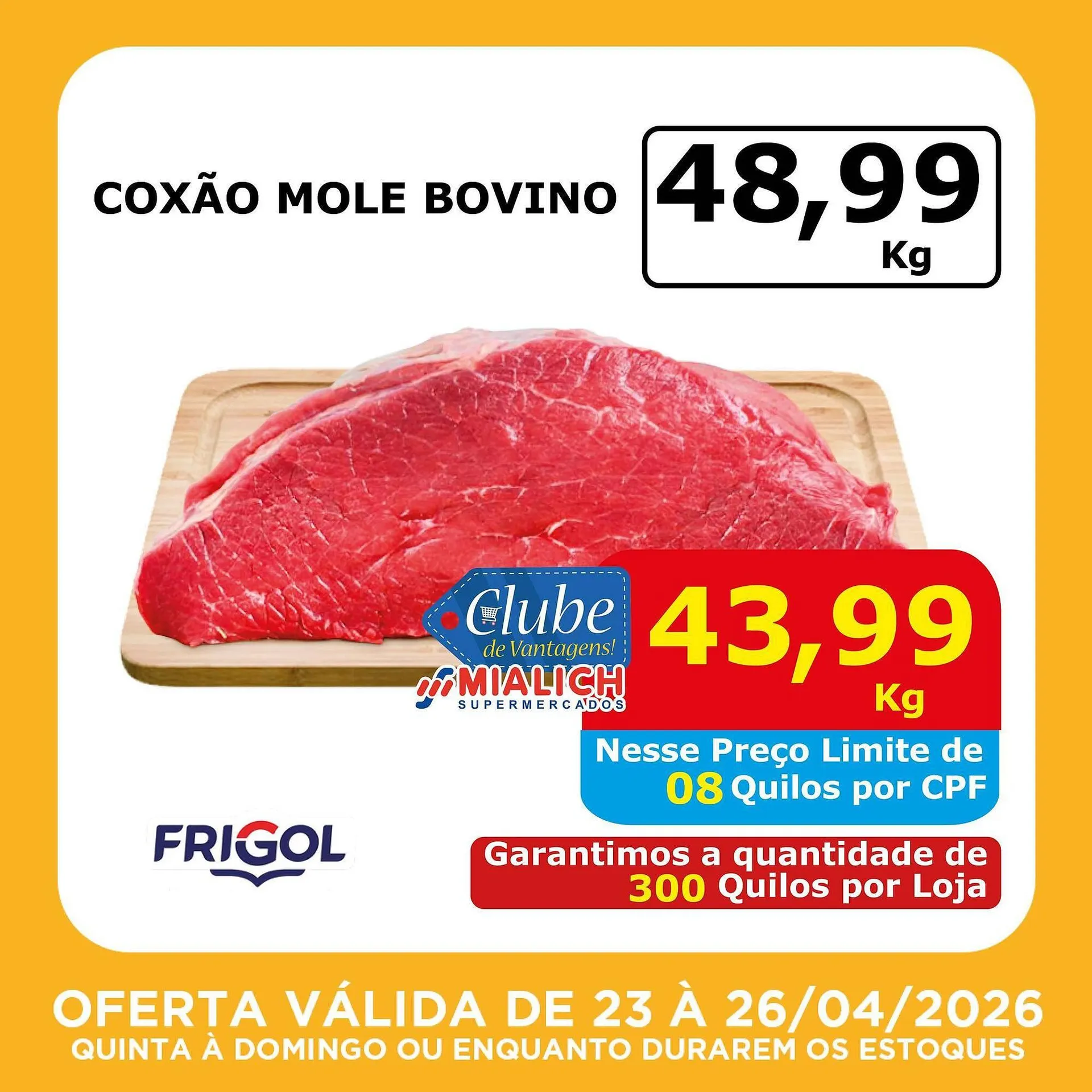Encarte de Catálogo Mialich Supermercados 23 de abril até 26 de abril 2026 - Pagina 4