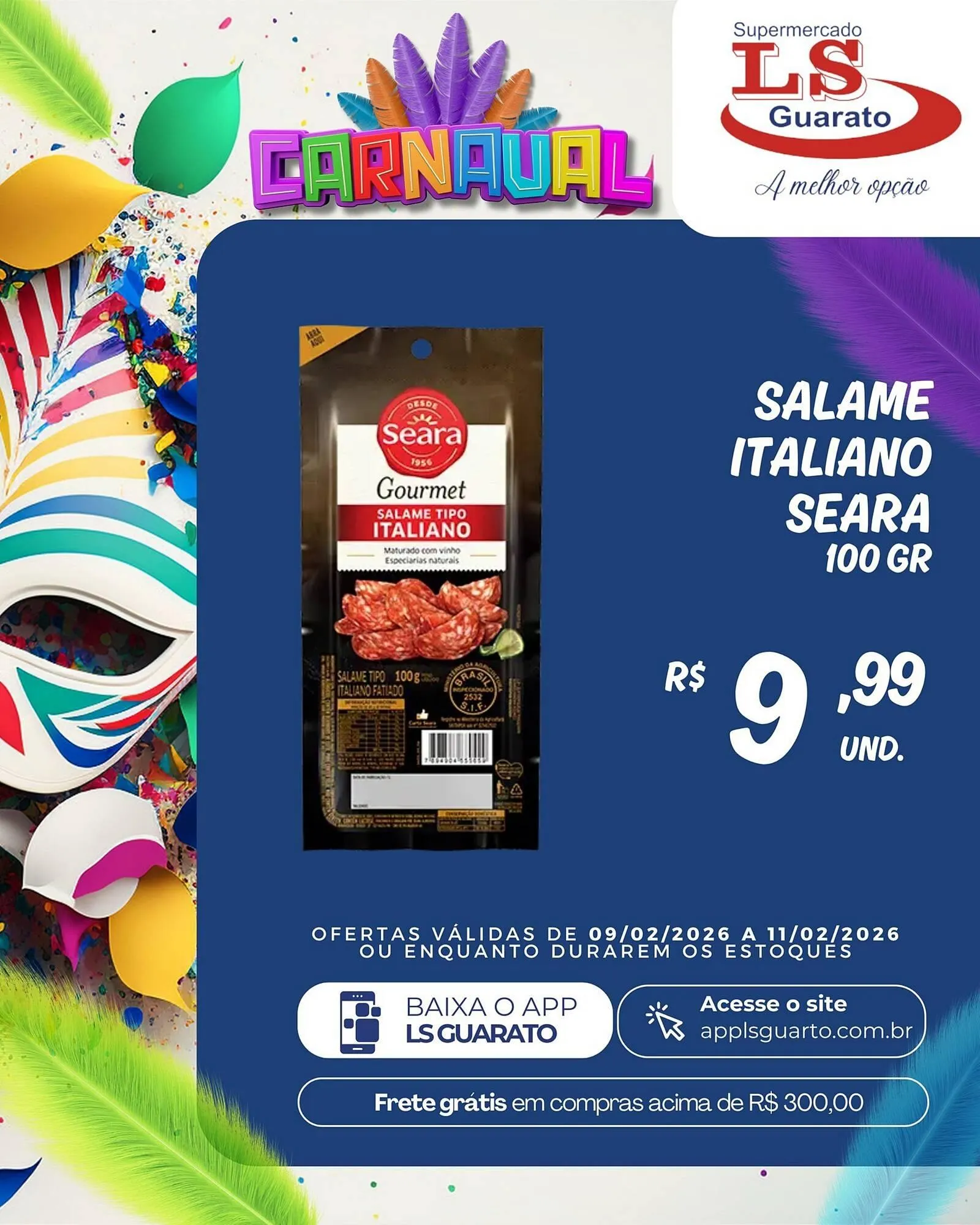 Encarte de Catálogo Supermercado LS Guarato 9 de fevereiro até 11 de fevereiro 2026 - Pagina 2