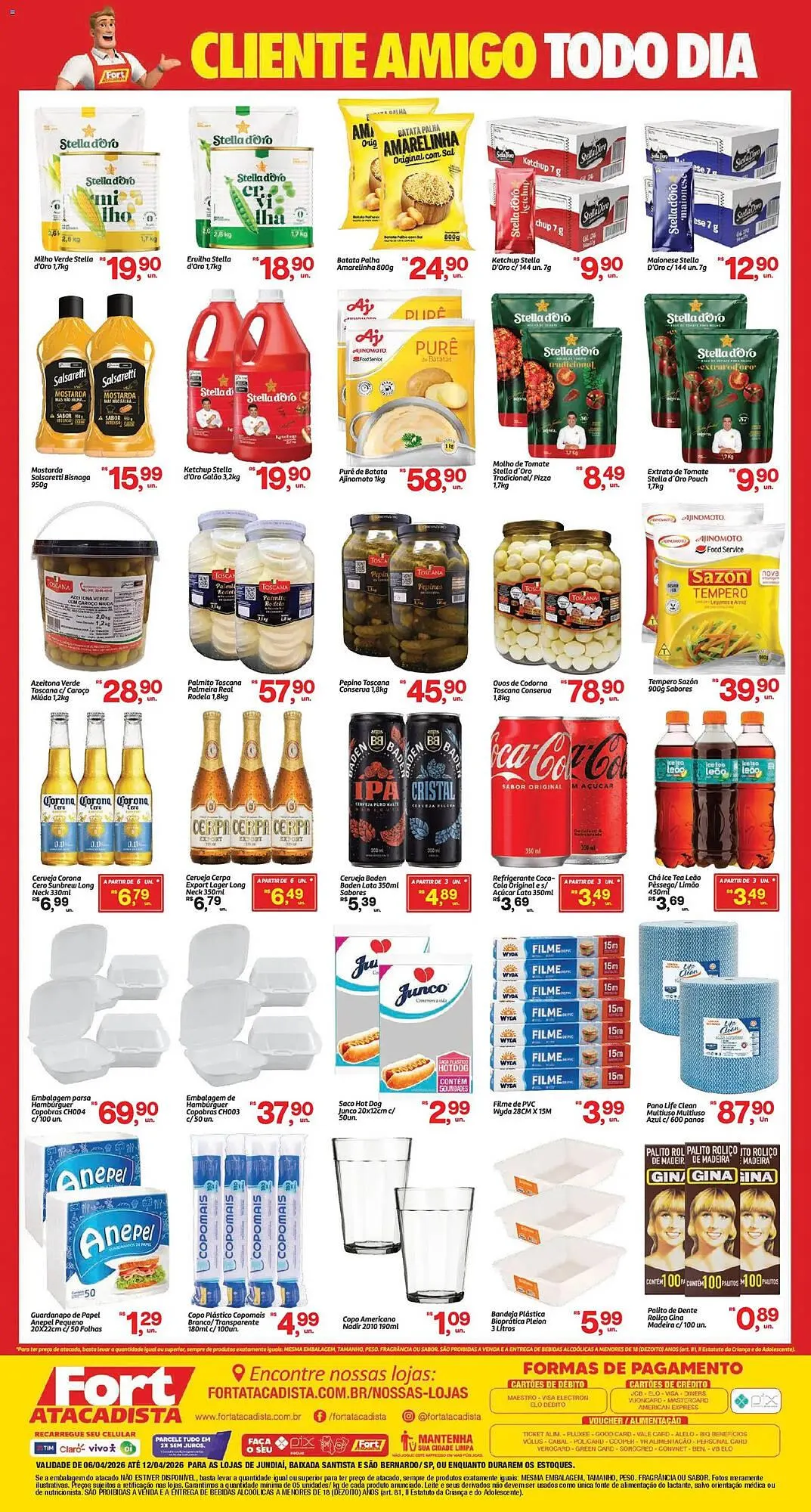 Encarte de Tabloide Fort Atacadista 6 de abril até 12 de abril 2026 - Pagina 2