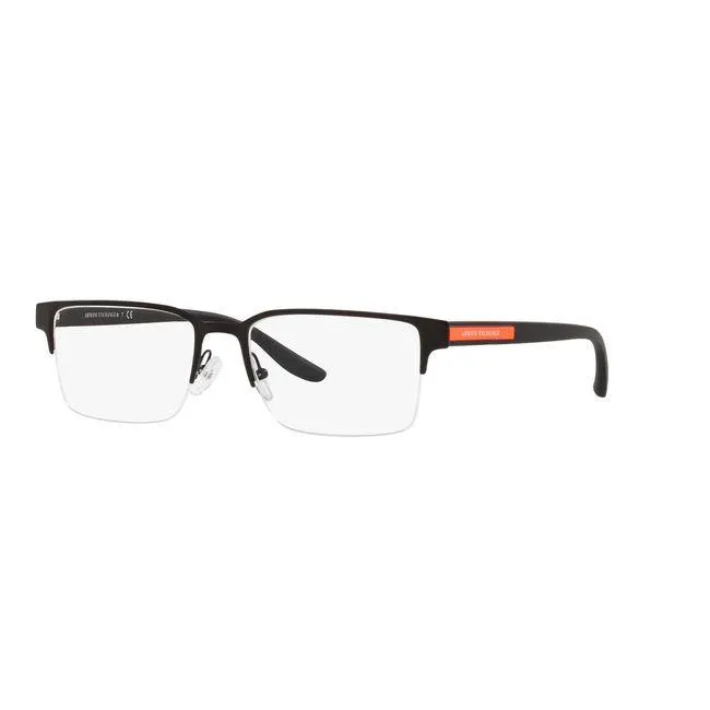 Armação de Óculos de Grau Armani Exchange, modelo AX1046, cor 6000, tamanho 55 - Armação de Óculos de Grau Armani Exchange, Modelo AX1046, cor 6000, tamanho 55