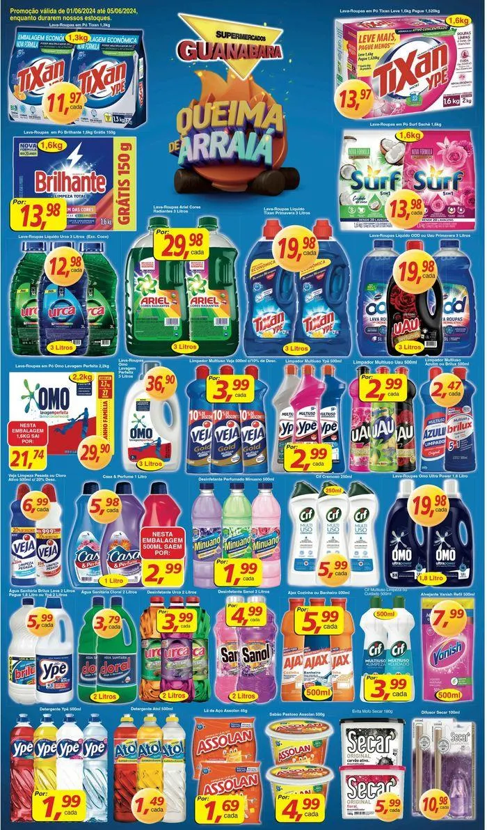 Encarte de Ofertas Supermercados Guanabara 3 de junho até 5 de junho 2024 - Pagina 6