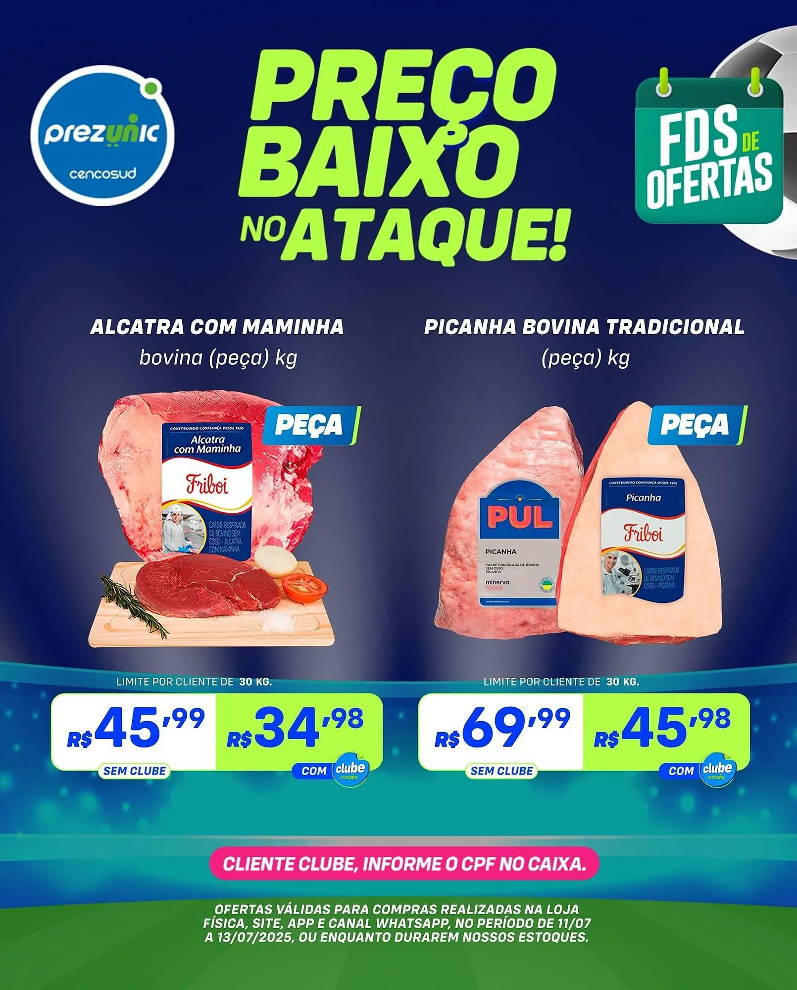 Encarte de Catálogo Prezunic 11 de julho até 13 de julho 2025 - Pagina 1