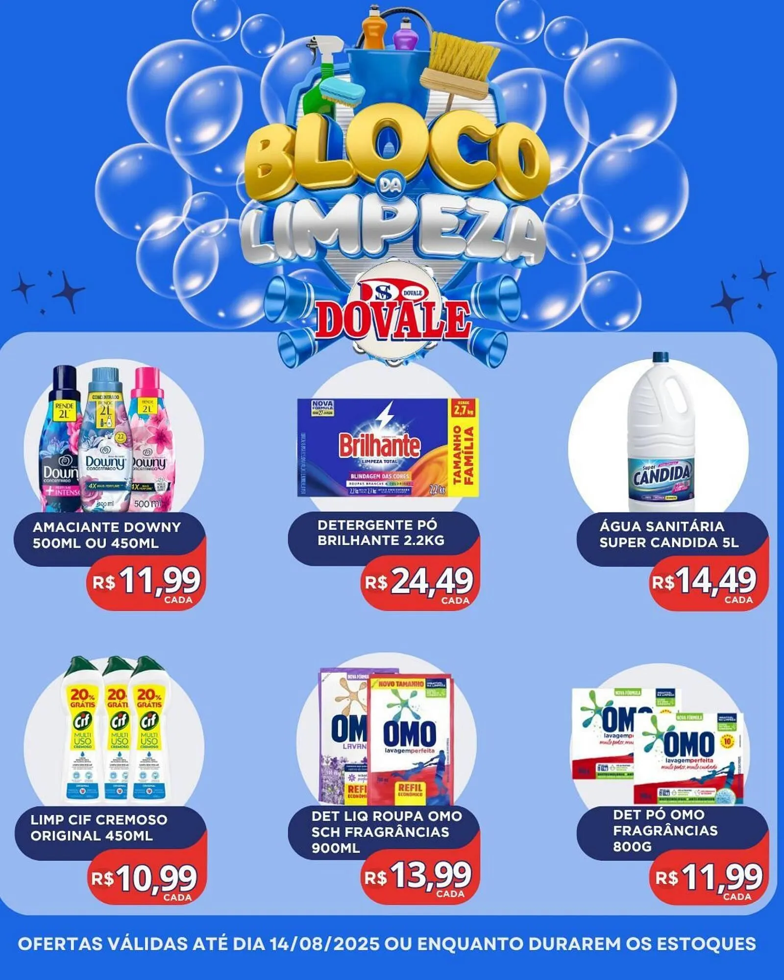 Encarte de Catálogo Dovale 11 de agosto até 14 de agosto 2025 - Pagina 1