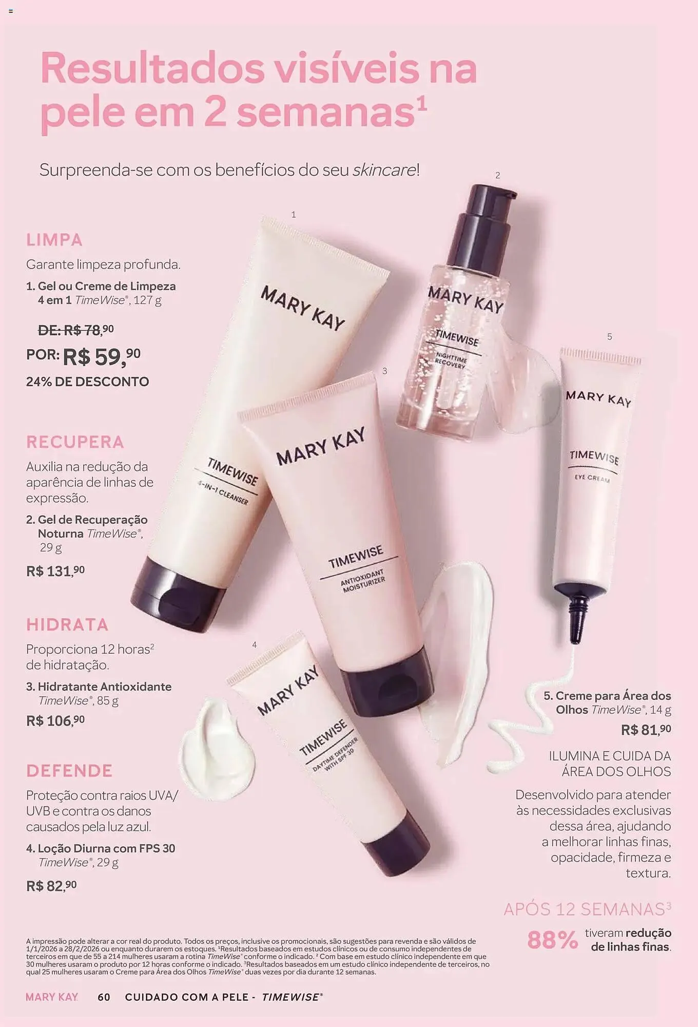 Encarte de Revista Mary Kay 1 de janeiro até 1 de março 2026 - Pagina 60