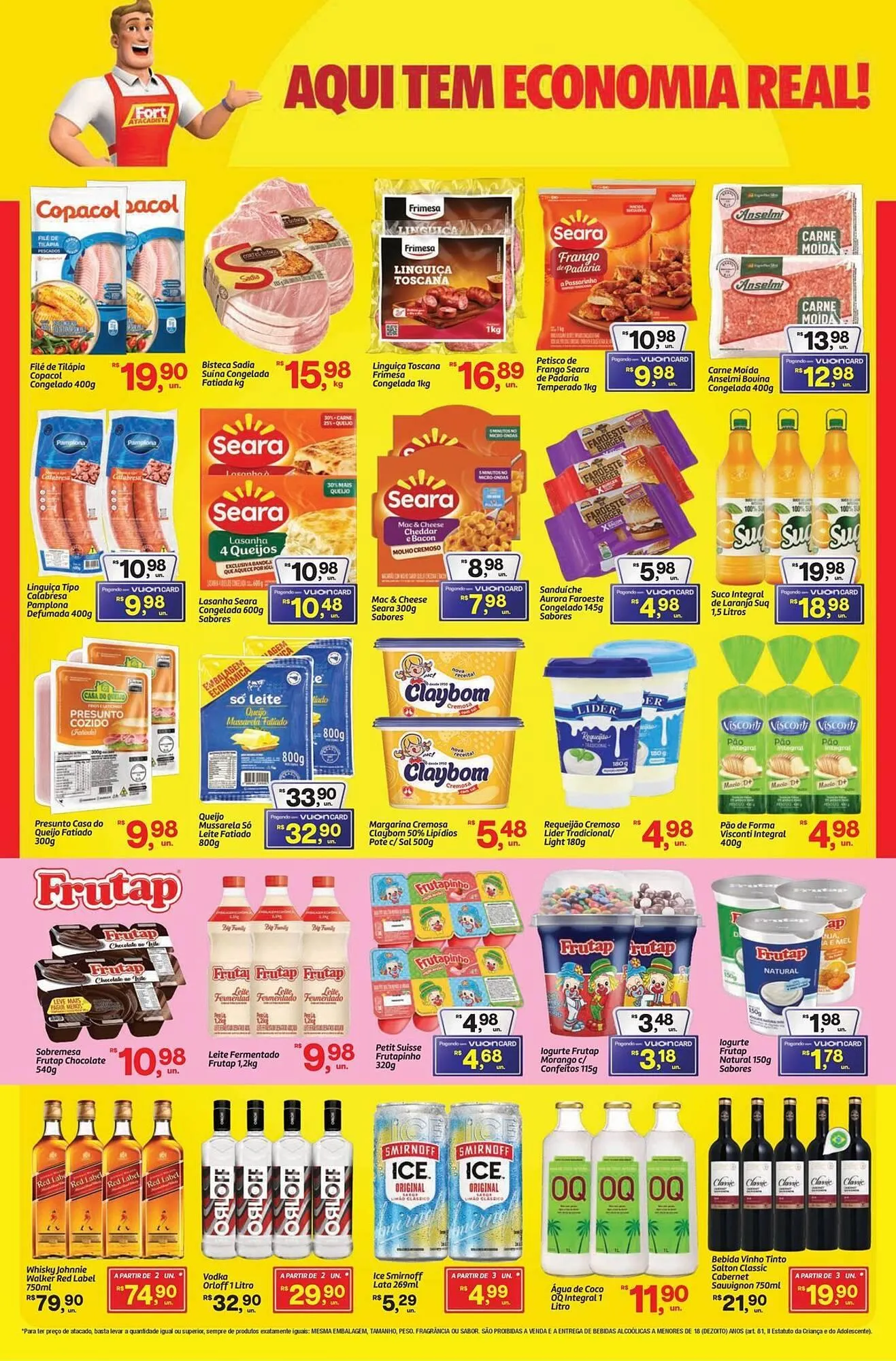 Encarte de Tabloide Fort Atacadista 20 de abril até 24 de abril 2026 - Pagina 3