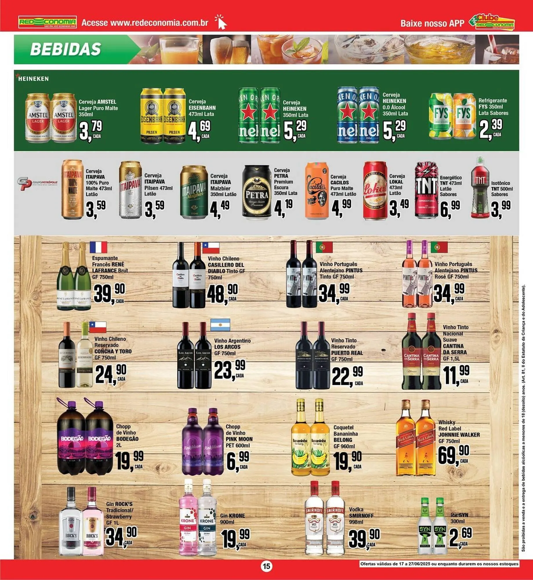 Encarte de Catálogo Rede Economia 27 de junho até 29 de junho 2025 - Pagina 15