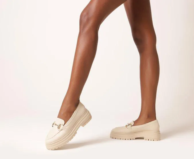 Mocassim Tratorado Nude Bridão