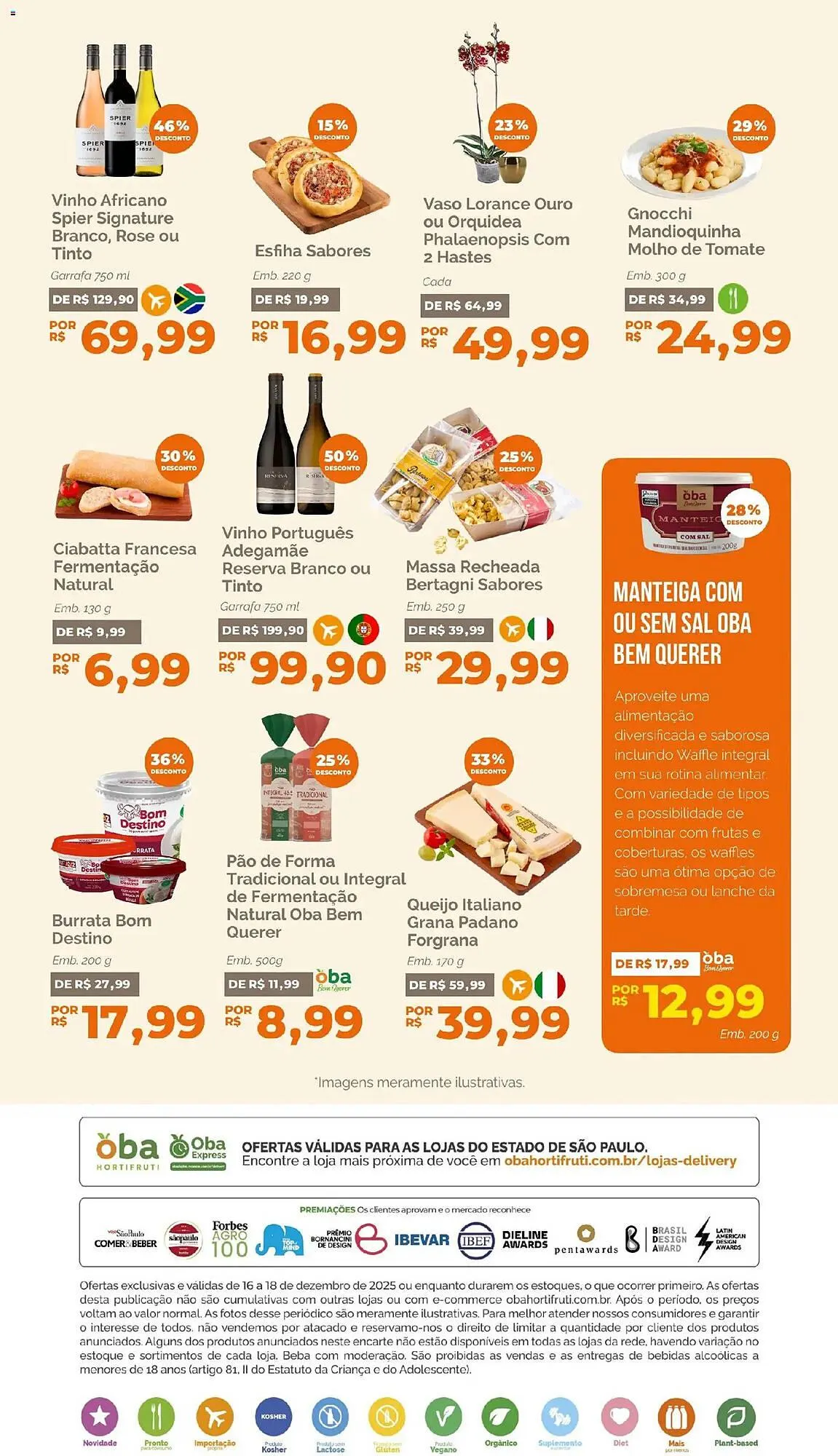 Encarte de Folheto Oba Hortifruti 16 de dezembro até 18 de dezembro 2025 - Pagina 7