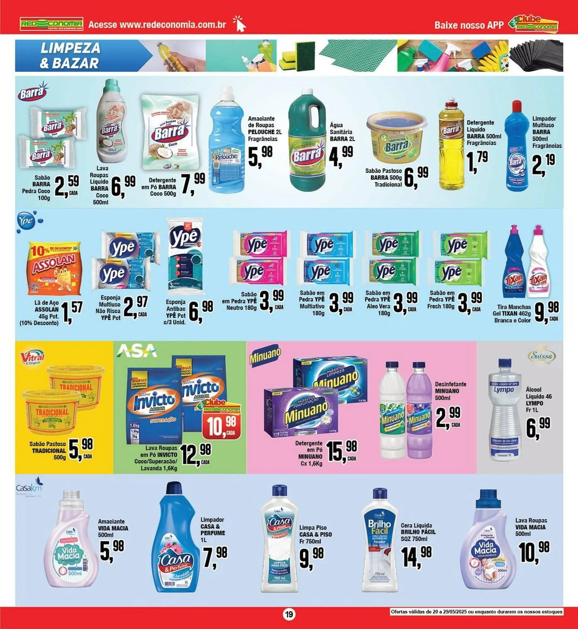 Encarte de Catálogo Rede Economia 23 de maio até 25 de maio 2025 - Pagina 19