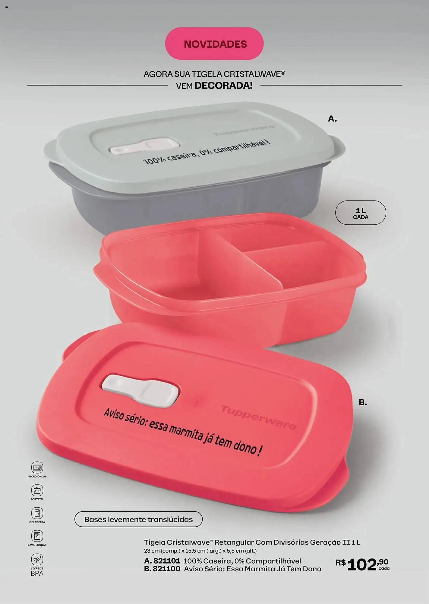 Encarte de Catálogo Tupperware 1 de fevereiro até 28 de fevereiro 2026 - Pagina 65