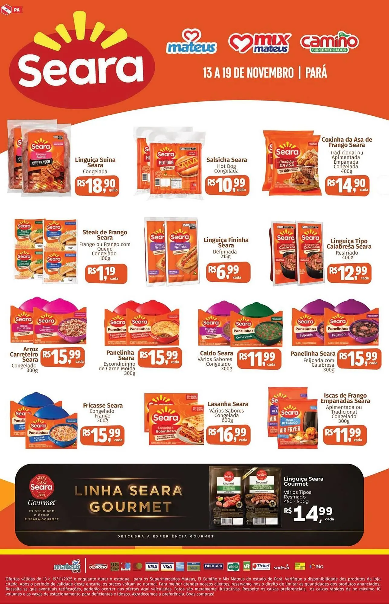 Encarte de Catálogo Supermercados Mateus 13 de novembro até 19 de novembro 2025 - Pagina 1