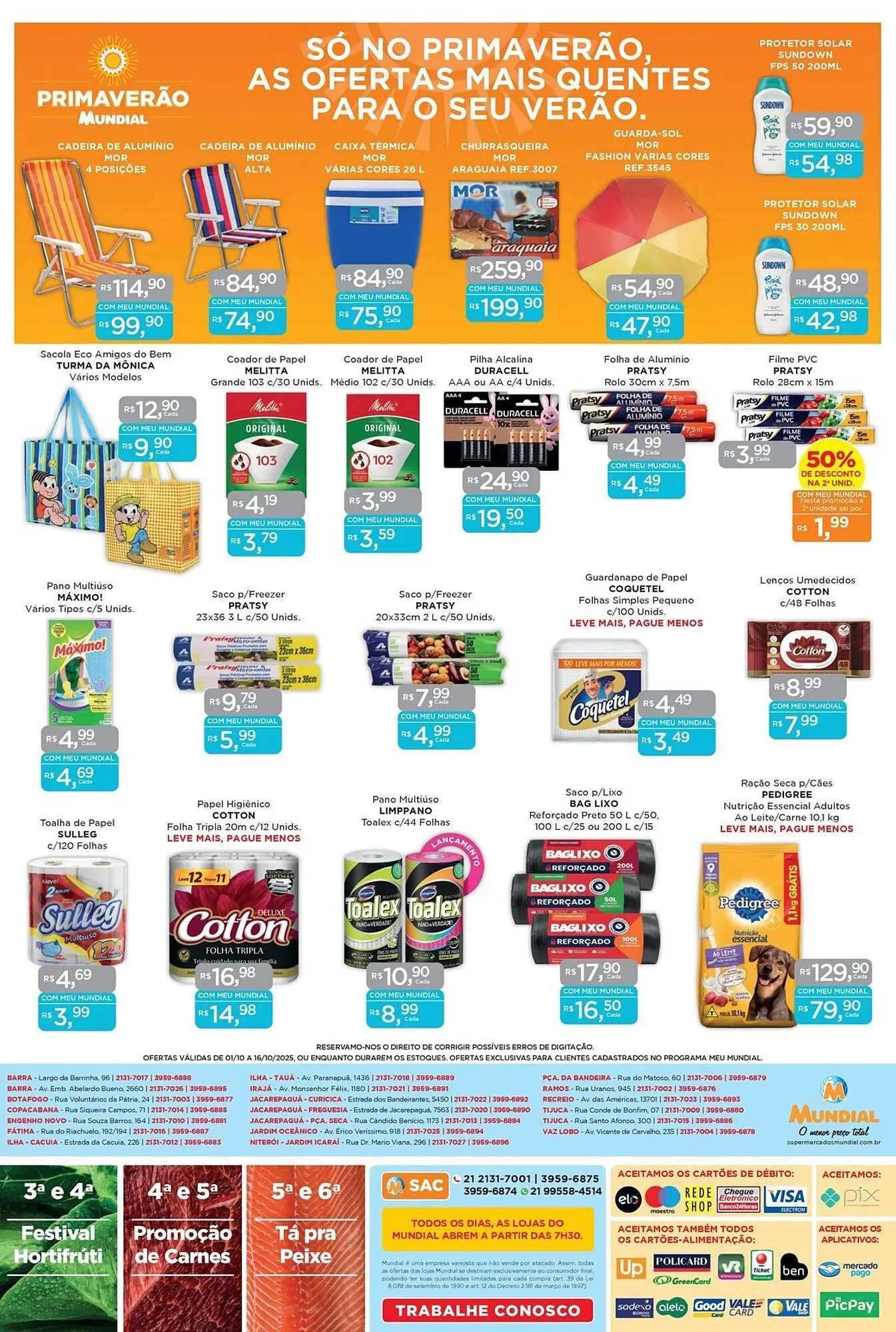 Encarte de Encarte Supermercados Mundial 2 de outubro até 16 de outubro 2025 - Pagina 12