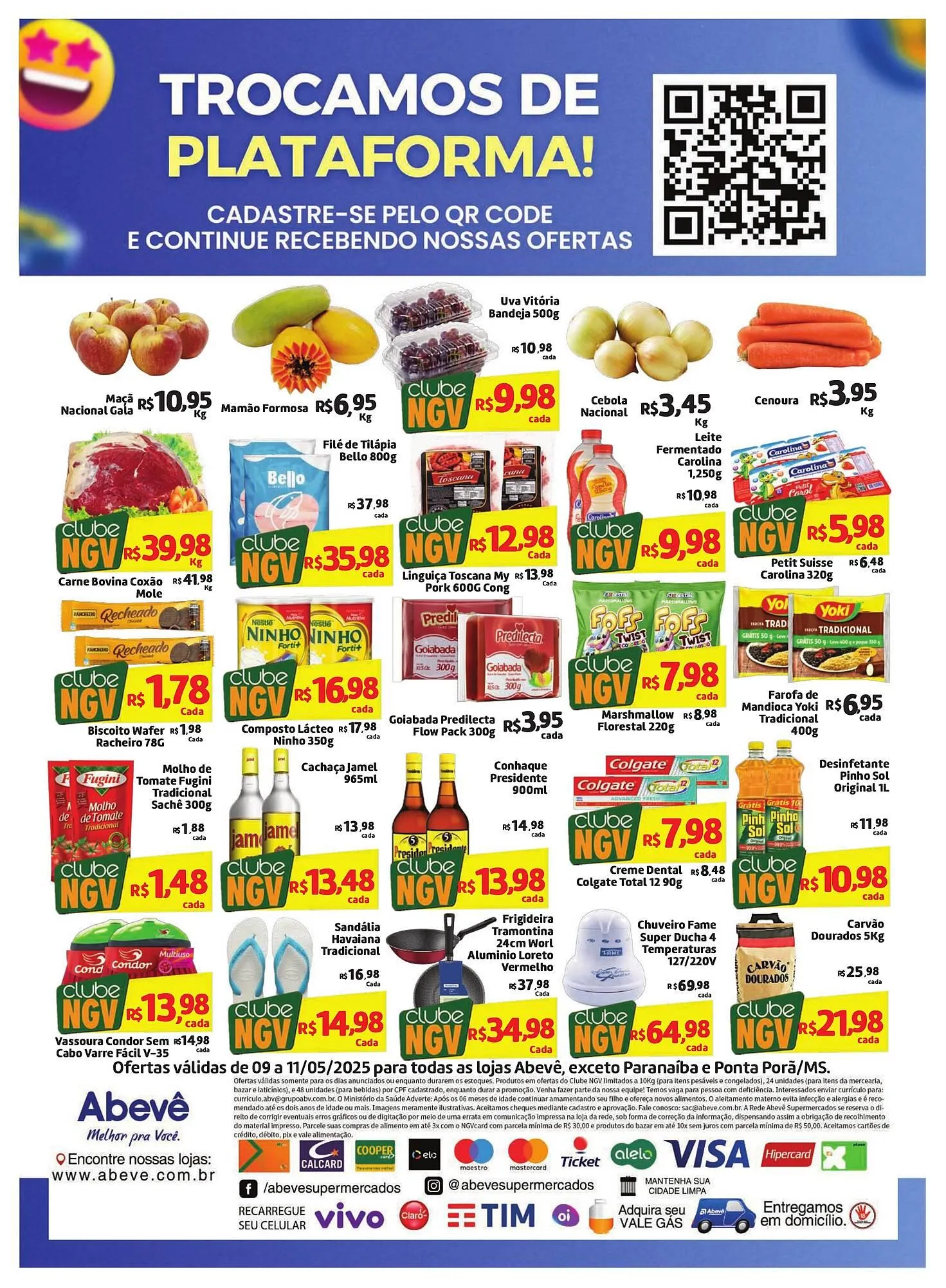 Encarte de Catálogo Abevê Supermercados 9 de maio até 11 de maio 2025 - Pagina 2