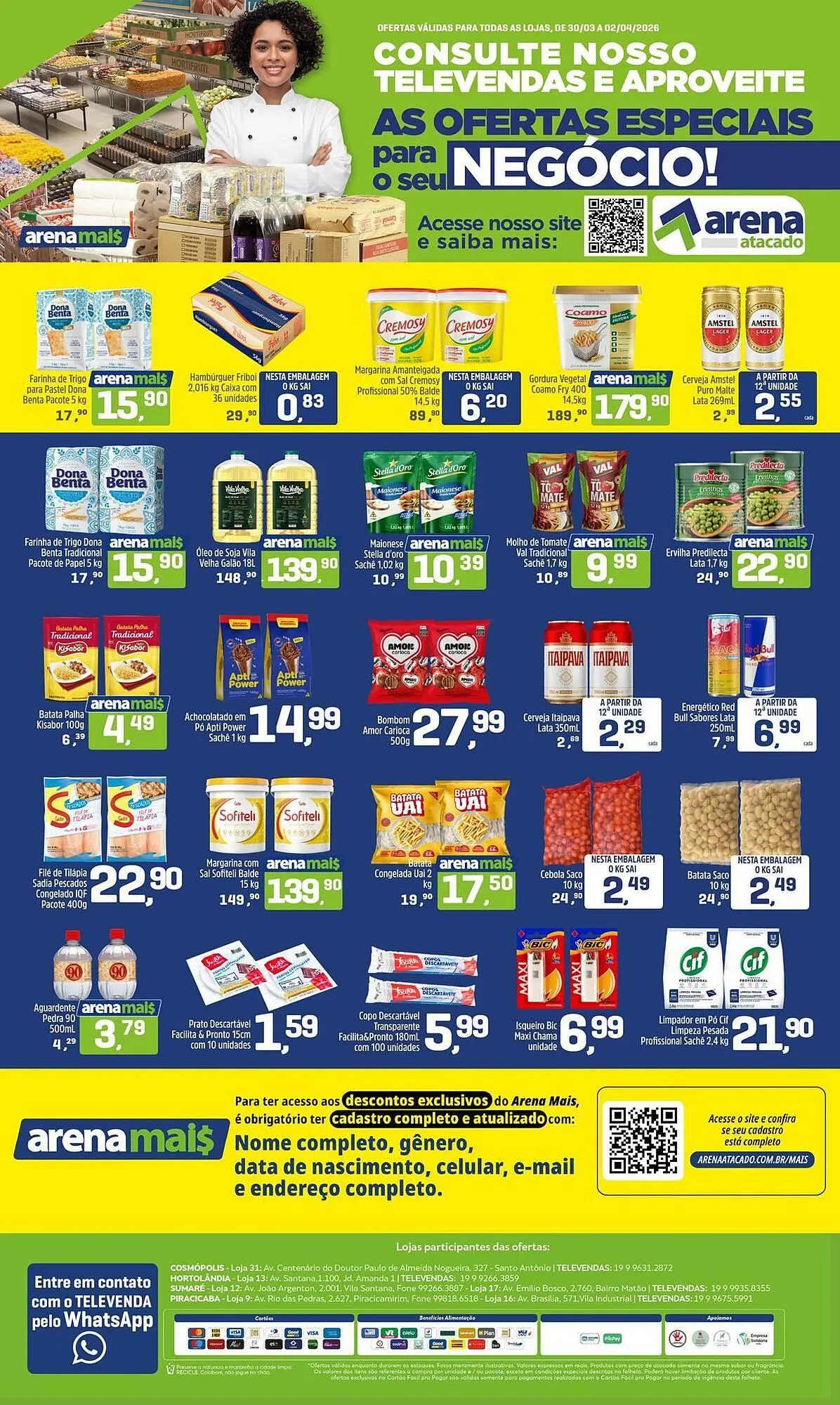 Encarte de Folheto Arena Atacado 30 de março até 2 de abril 2026 - Pagina 1