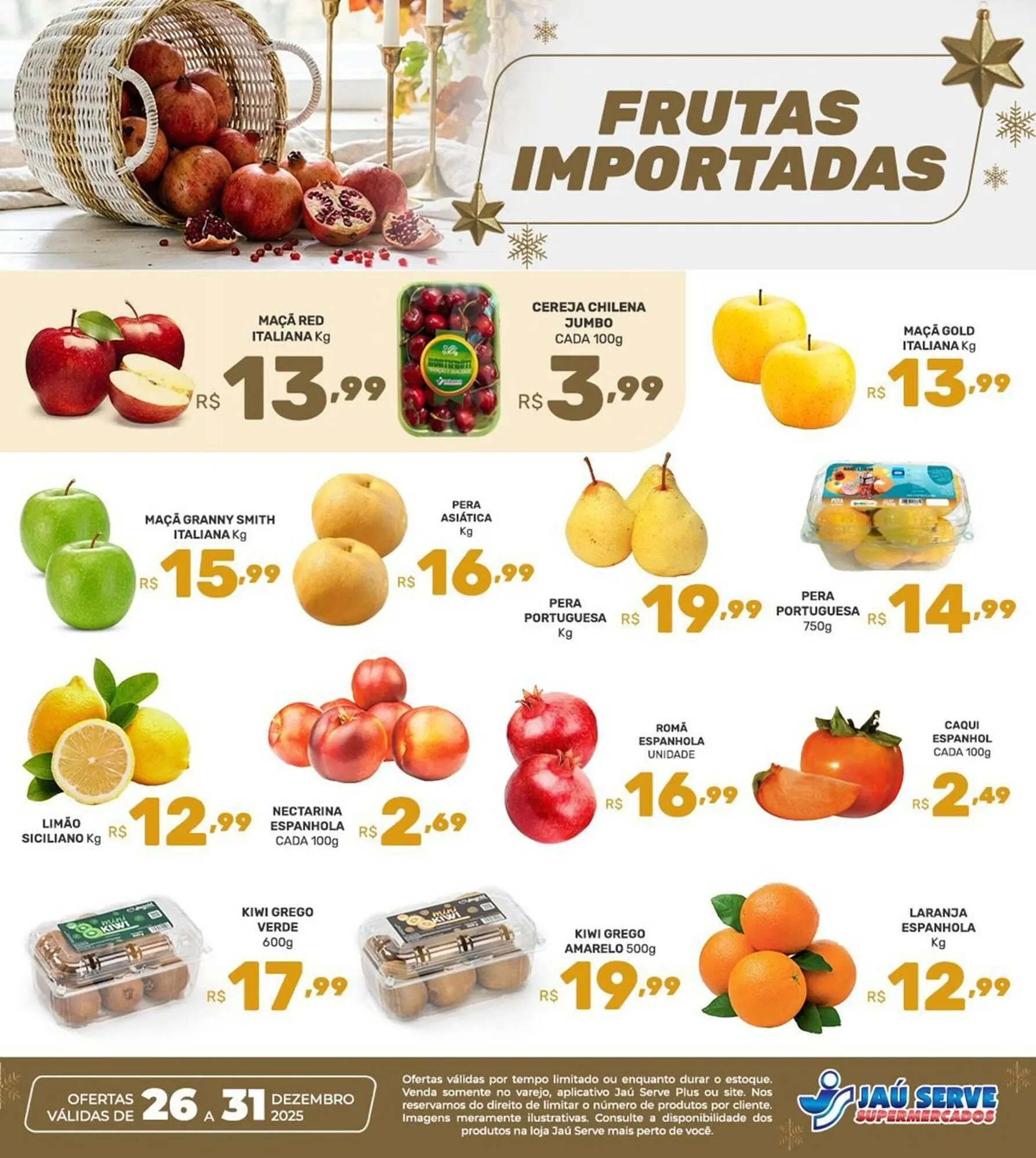 Encarte de Catálogo Supermercados Jau Serve 26 de dezembro até 31 de dezembro 2025 - Pagina 1