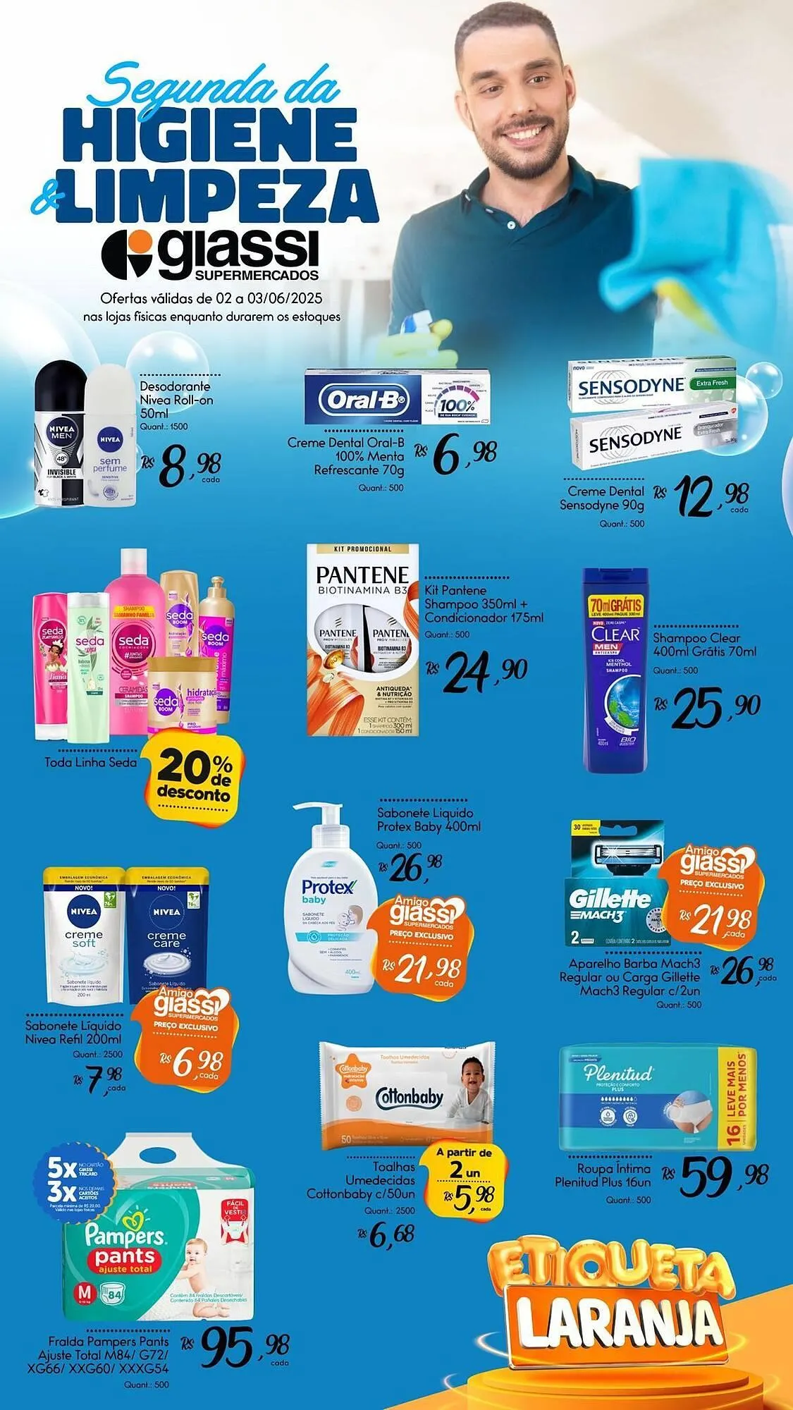 Encarte de Catálogo Giassi Supermercados 2 de junho até 3 de junho 2025 - Pagina 1