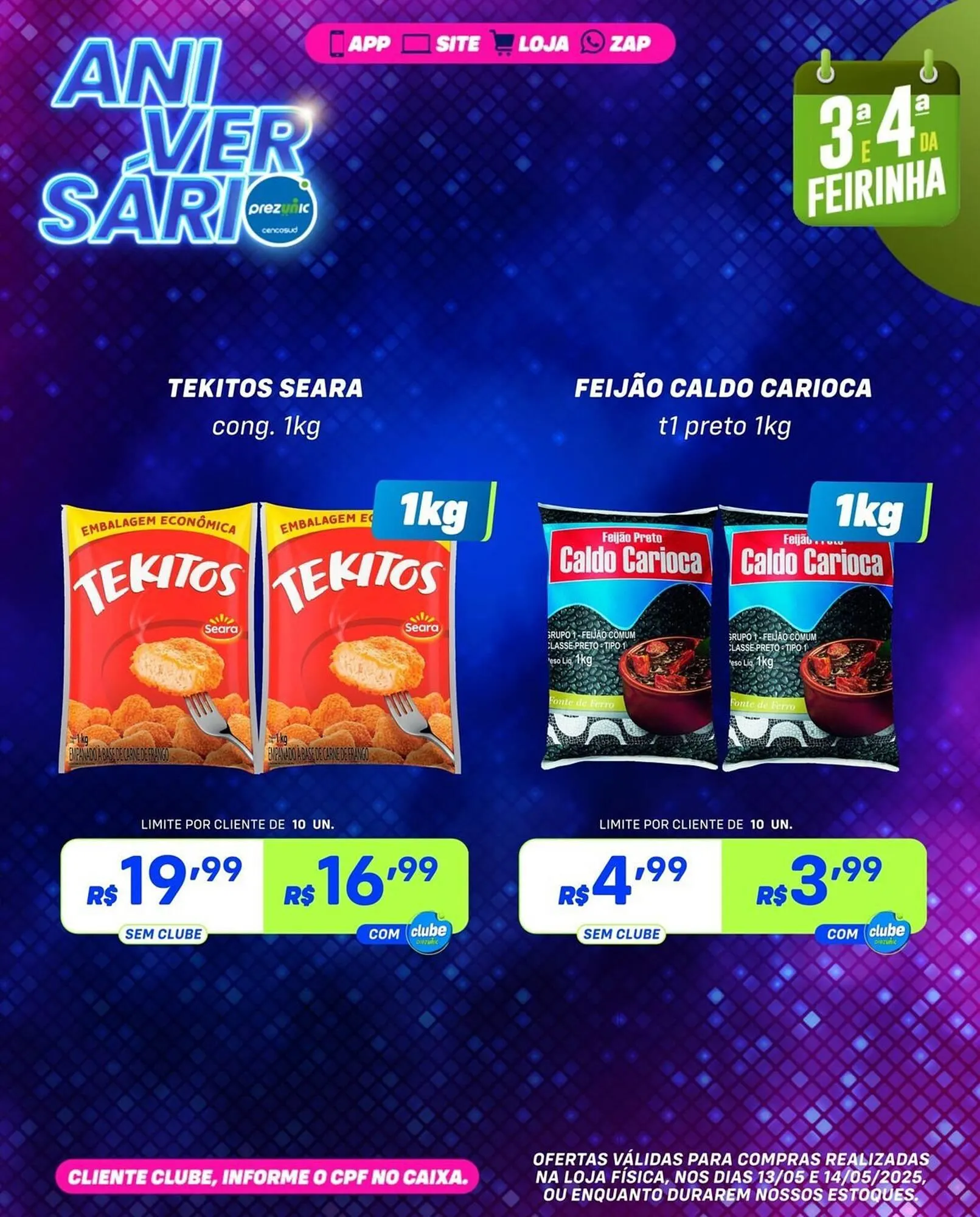 Encarte de Catálogo Prezunic 13 de maio até 14 de maio 2025 - Pagina 6