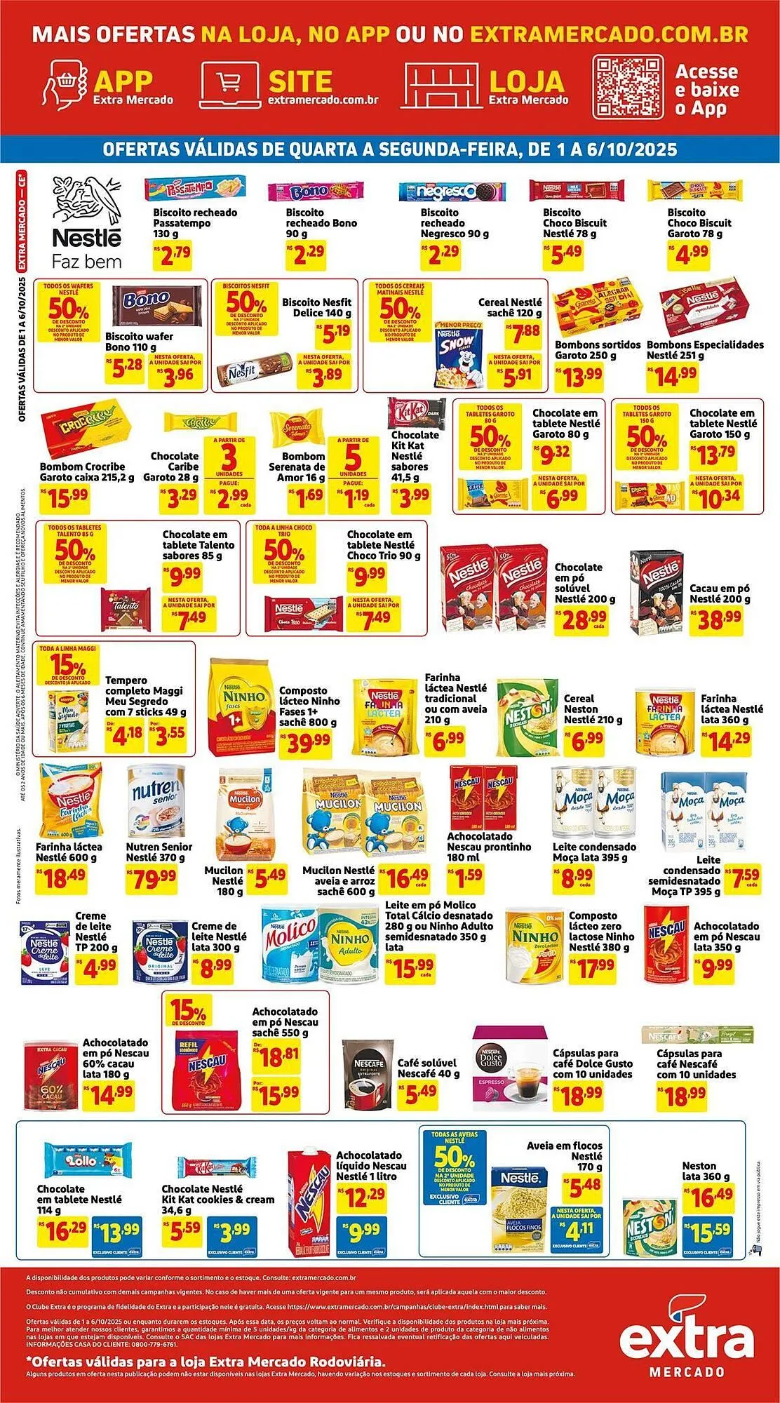 Encarte de Encarte Mercado Extra 1 de outubro até 6 de outubro 2025 - Pagina 4