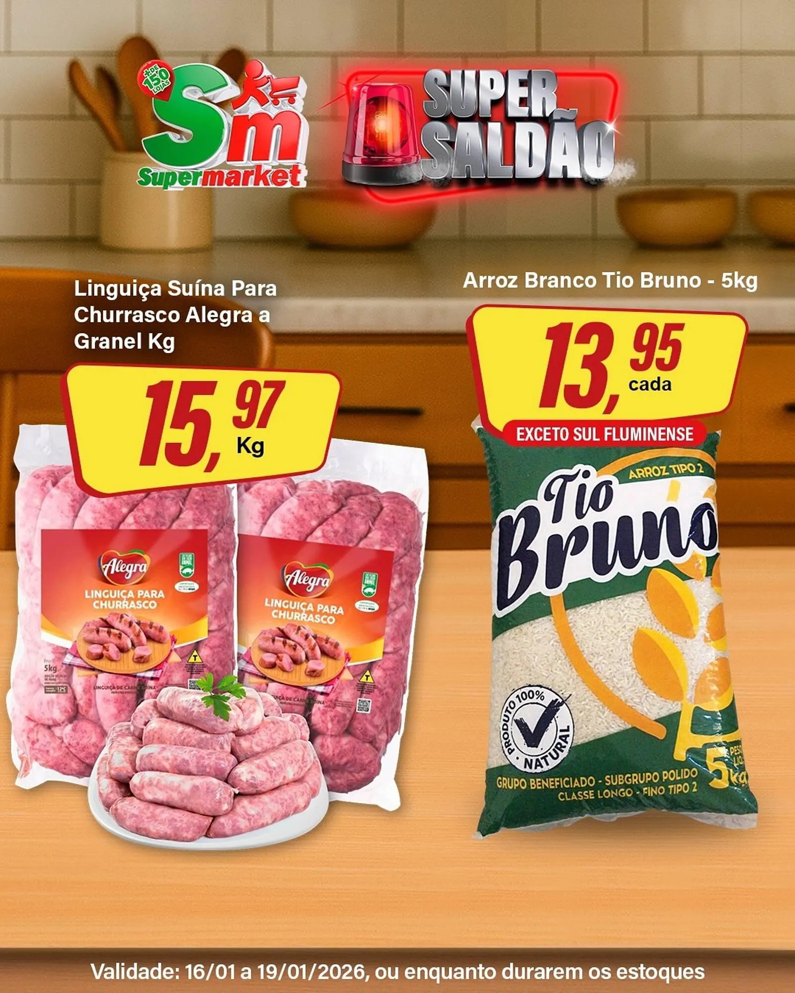 Encarte de Encarte Rede Supermarket 16 de janeiro até 19 de janeiro 2026 - Pagina 3