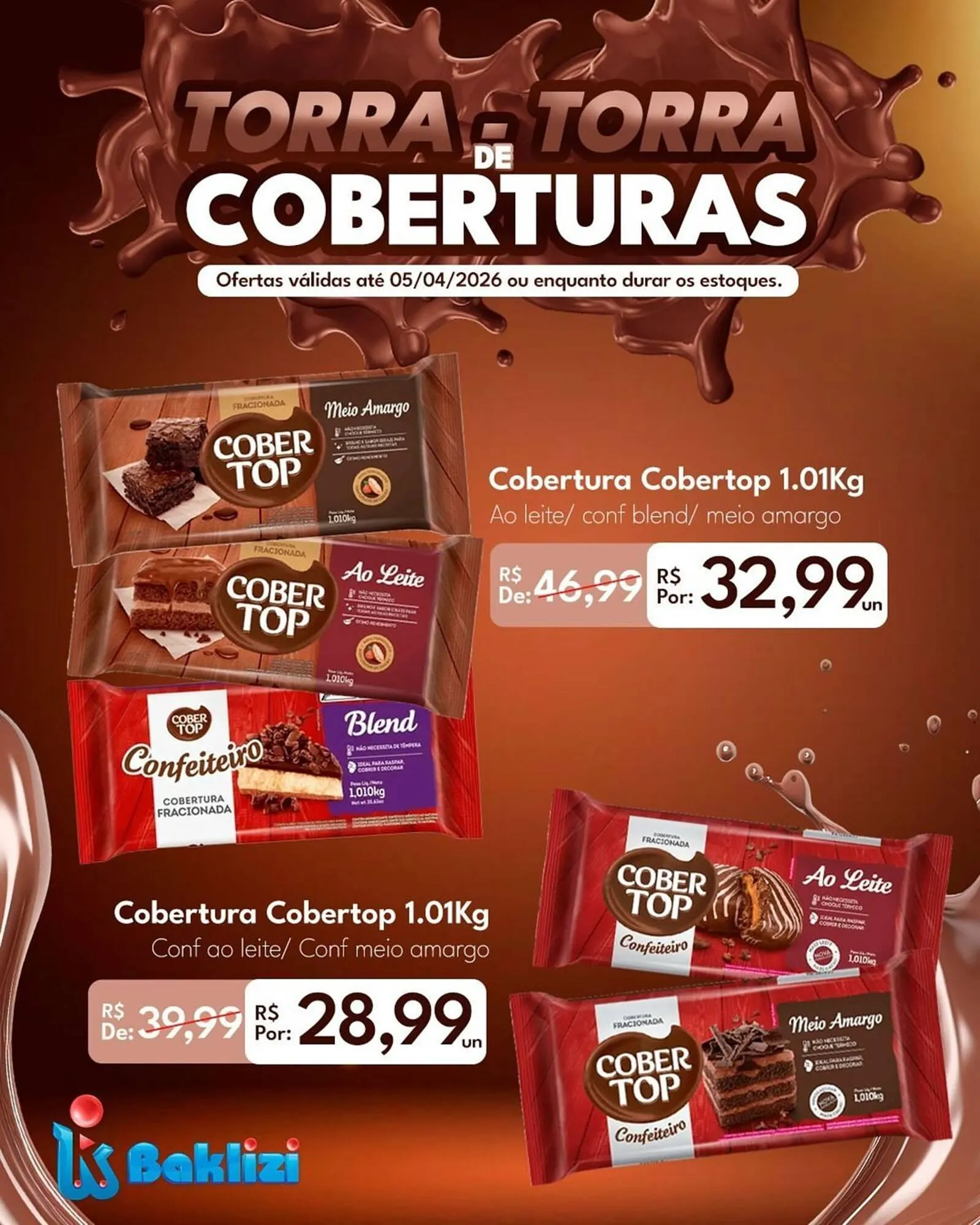 Encarte de Catálogo Supermercados Baklizi 1 de abril até 5 de abril 2026 - Pagina 1