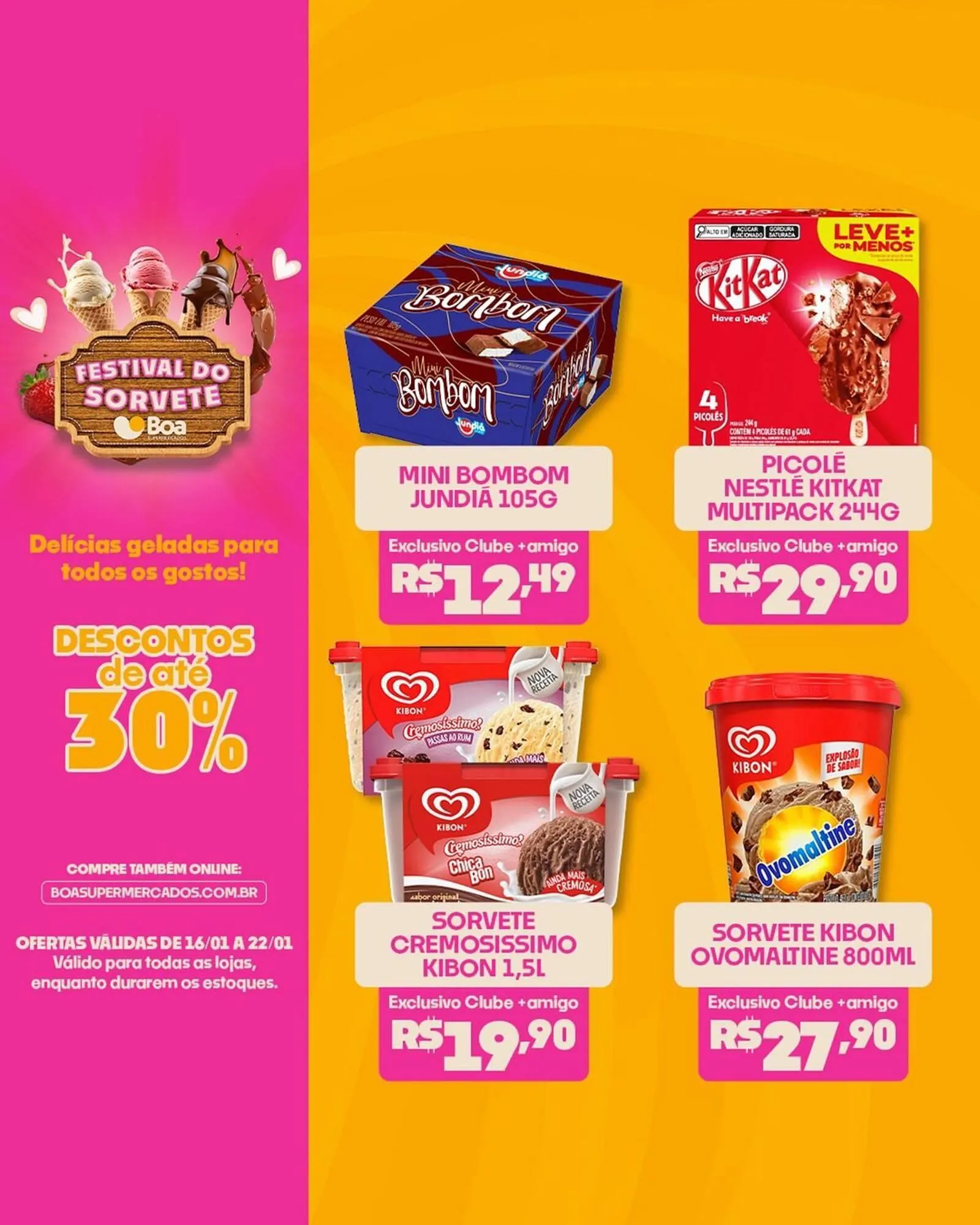 Encarte de Tabloide Boa Supermercados 19 de janeiro até 22 de janeiro 2026 - Pagina 3