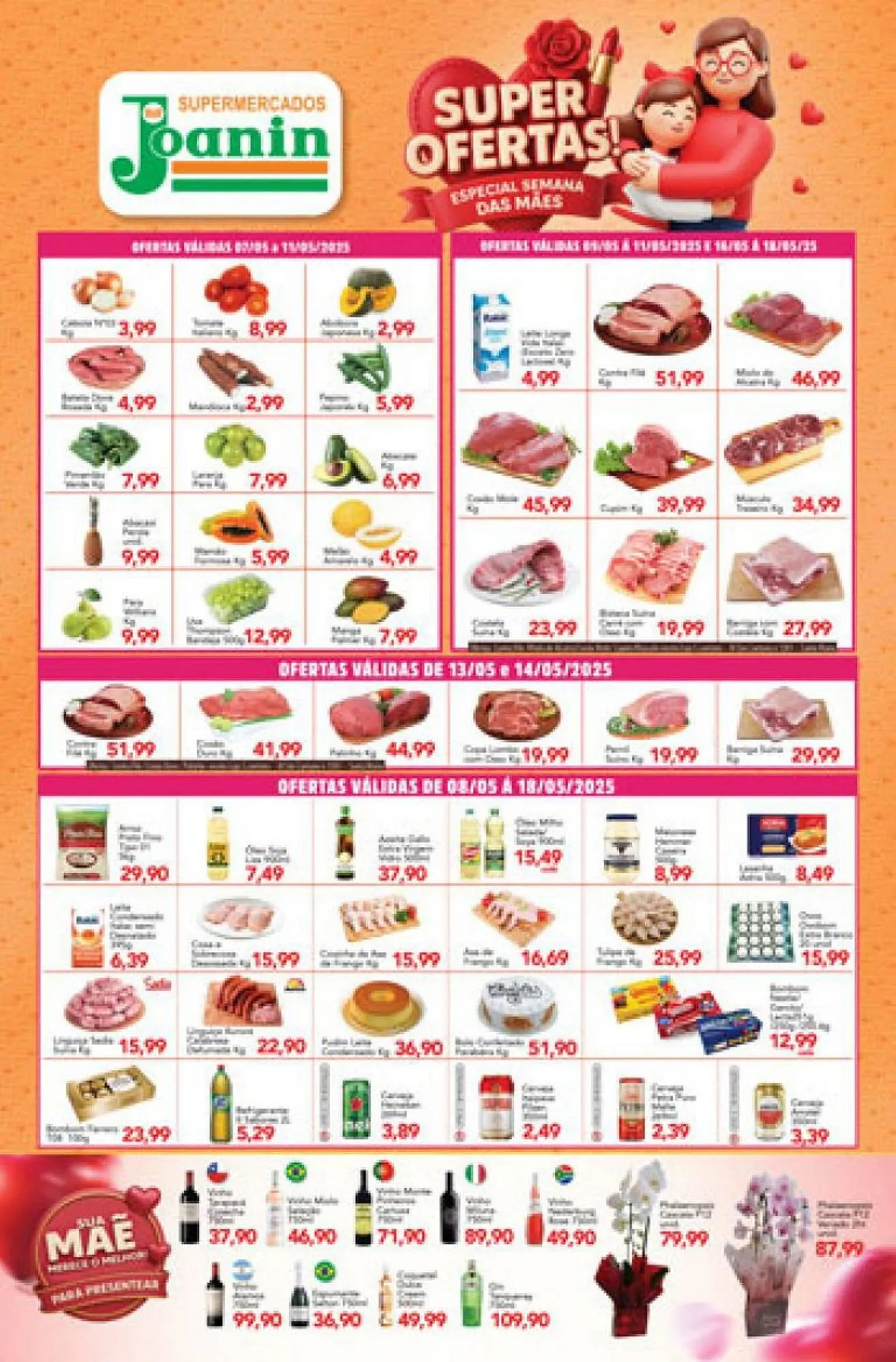 Encarte de Catálogo Supermercados Joanin 7 de maio até 18 de maio 2025 - Pagina 1