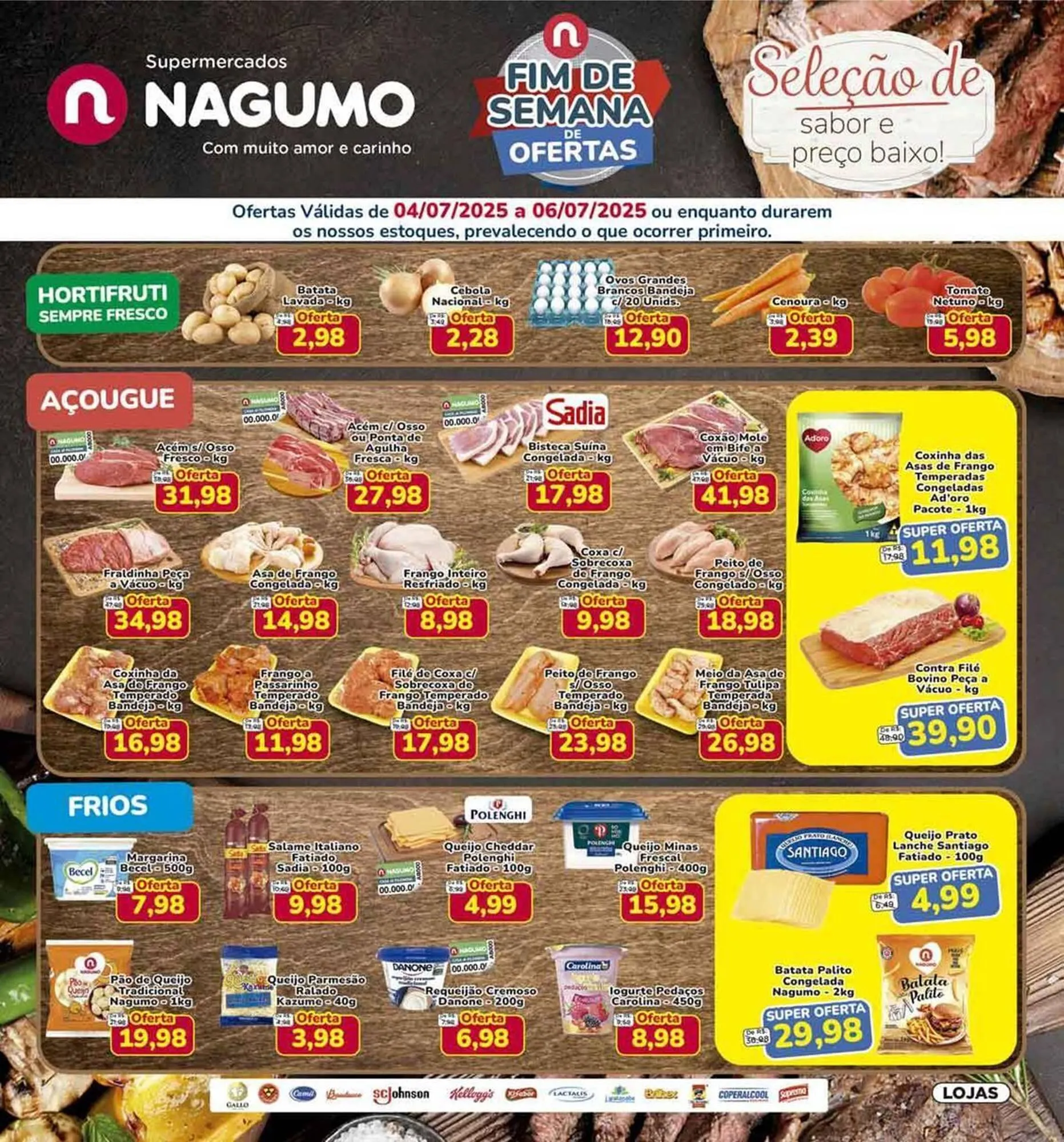 Encarte de Catálogo Nagumo 4 de julho até 6 de julho 2025 - Pagina 1