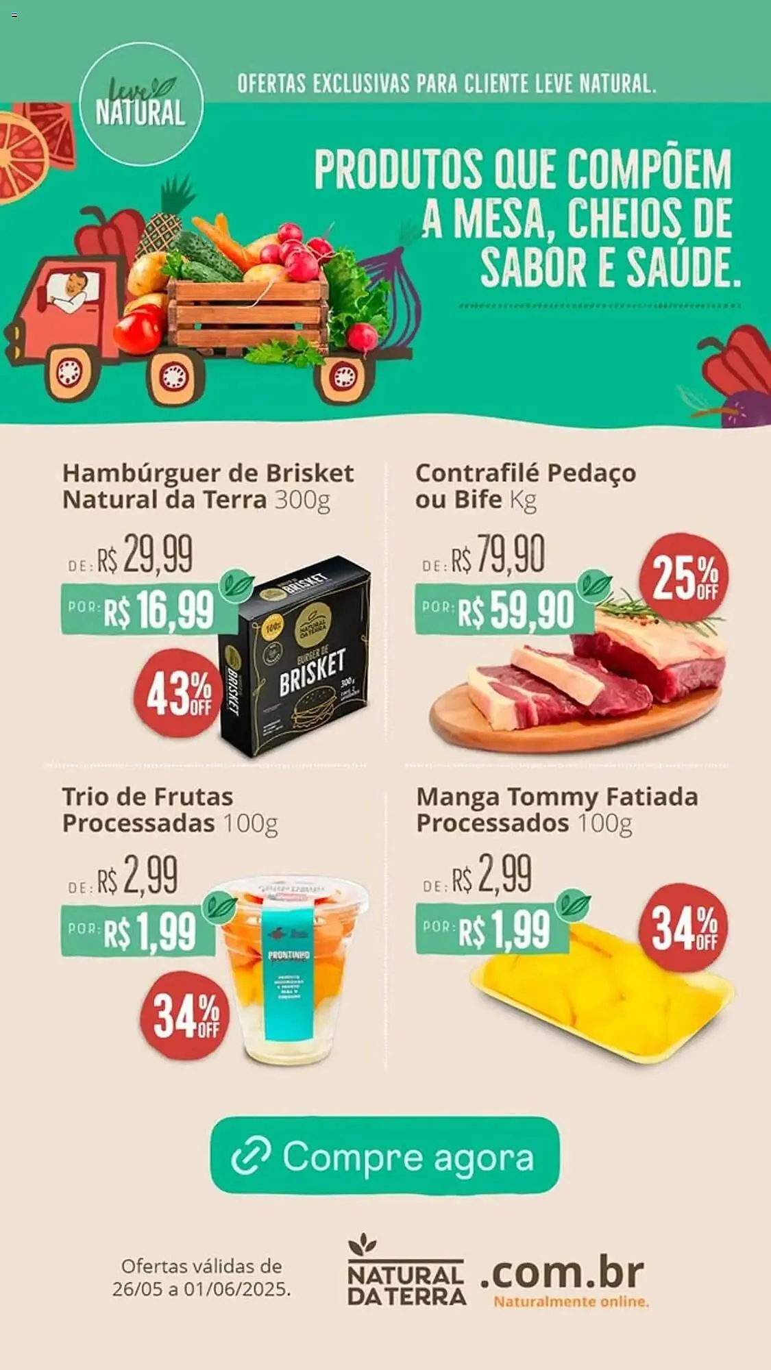 Encarte de Catálogo Natural da Terra 26 de maio até 2 de junho 2025 - Pagina 1