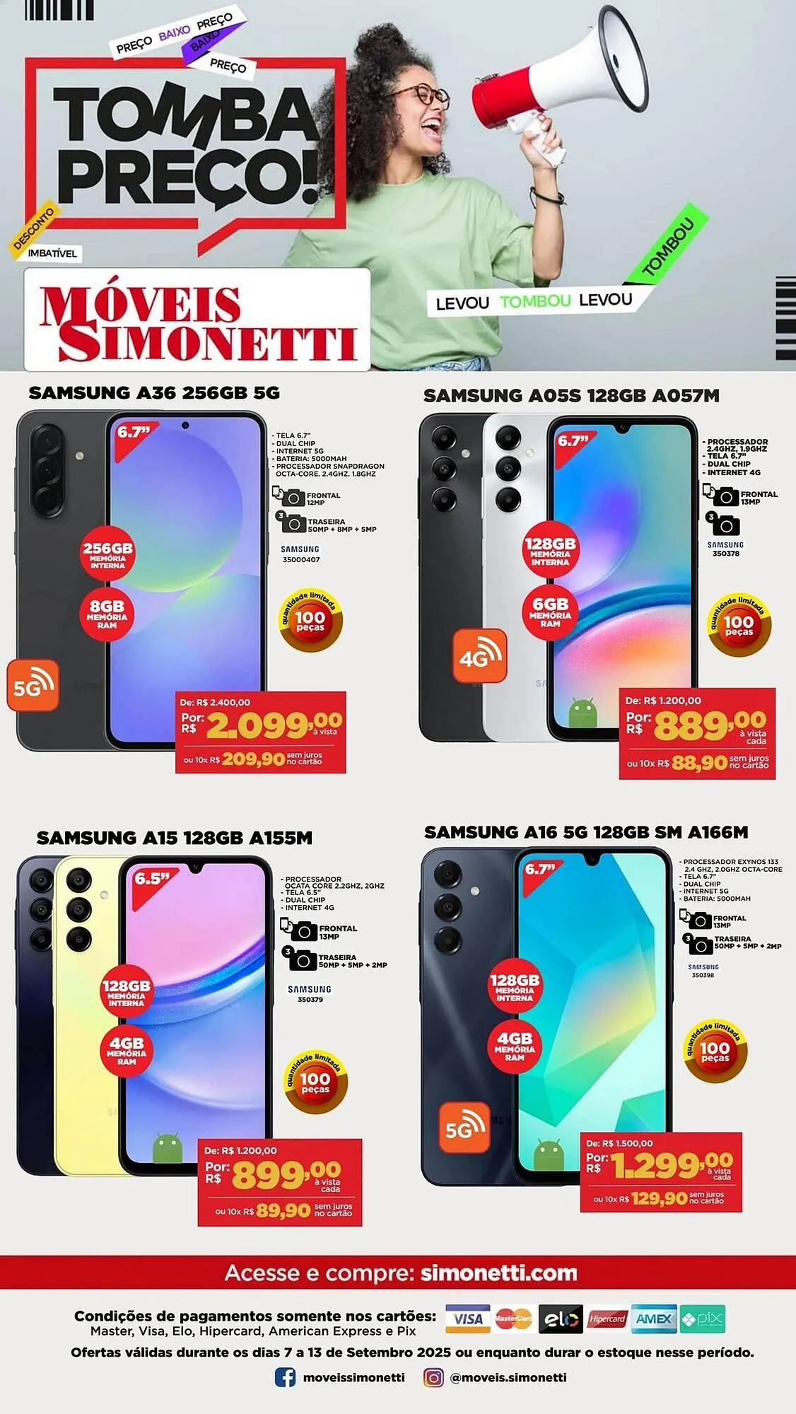 Encarte de Catálogo Móveis Simonetti 8 de setembro até 13 de setembro 2025 - Pagina 56