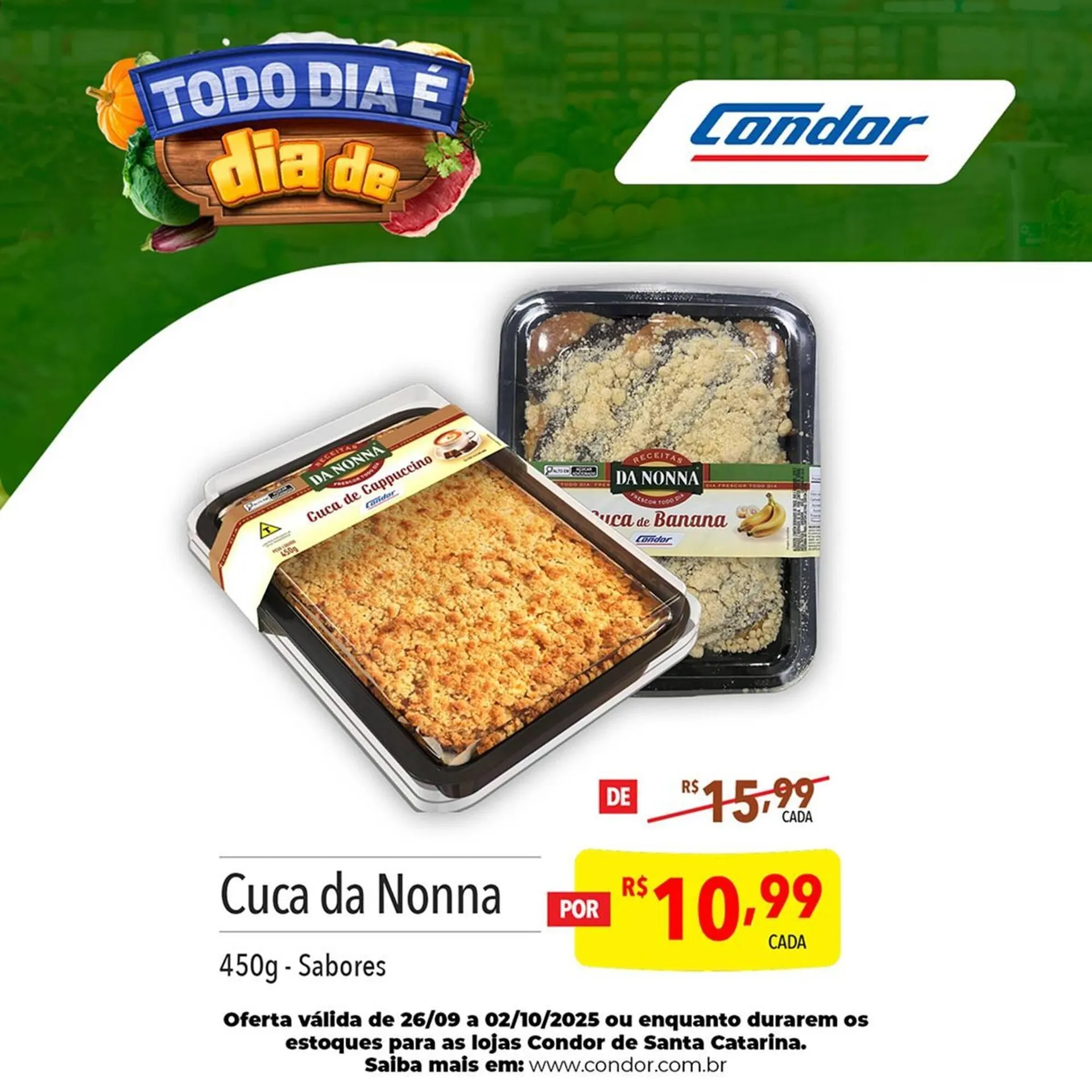 Encarte de Catálogo Supermercados Condor 1 de outubro até 2 de outubro 2025 - Pagina 1