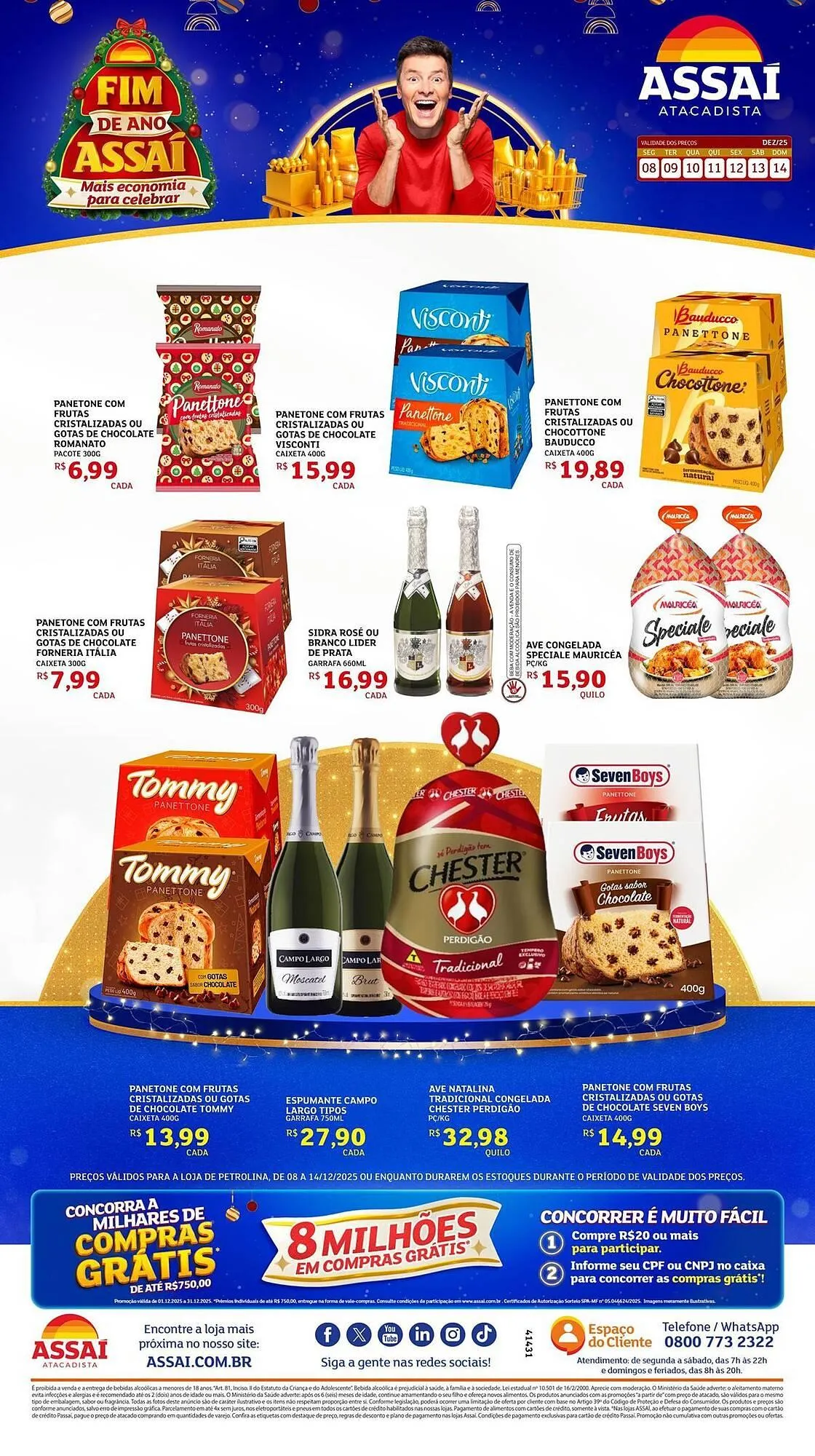Encarte de Encarte Assaí Atacadista 9 de dezembro até 14 de dezembro 2025 - Pagina 1