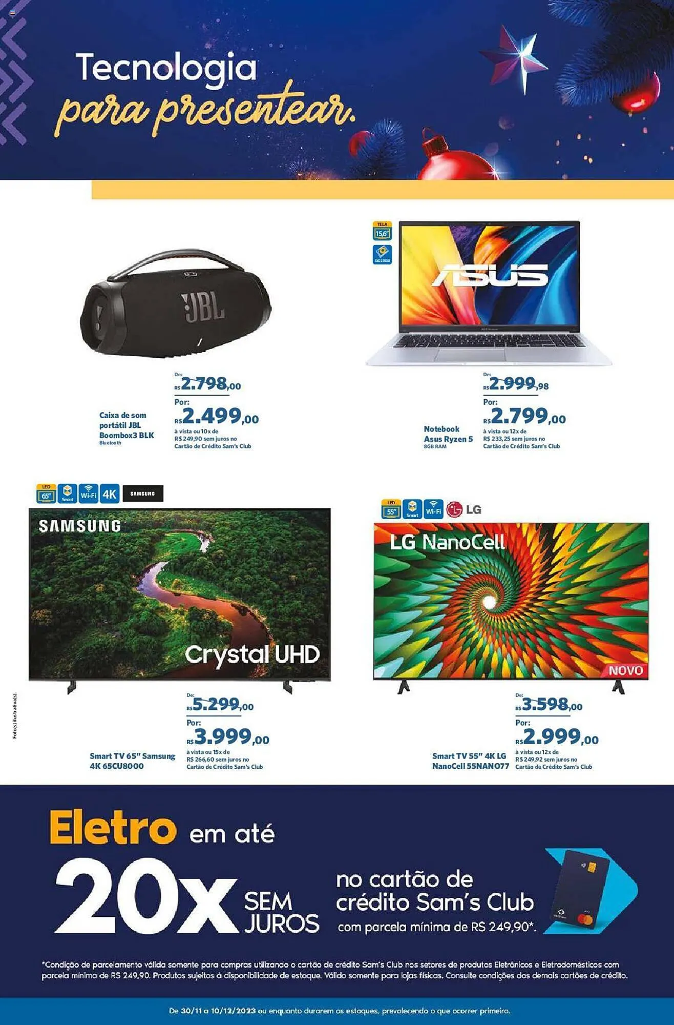 Encarte de Catálogo Sam's Club 30 de novembro até 10 de dezembro 2023 - Pagina 8