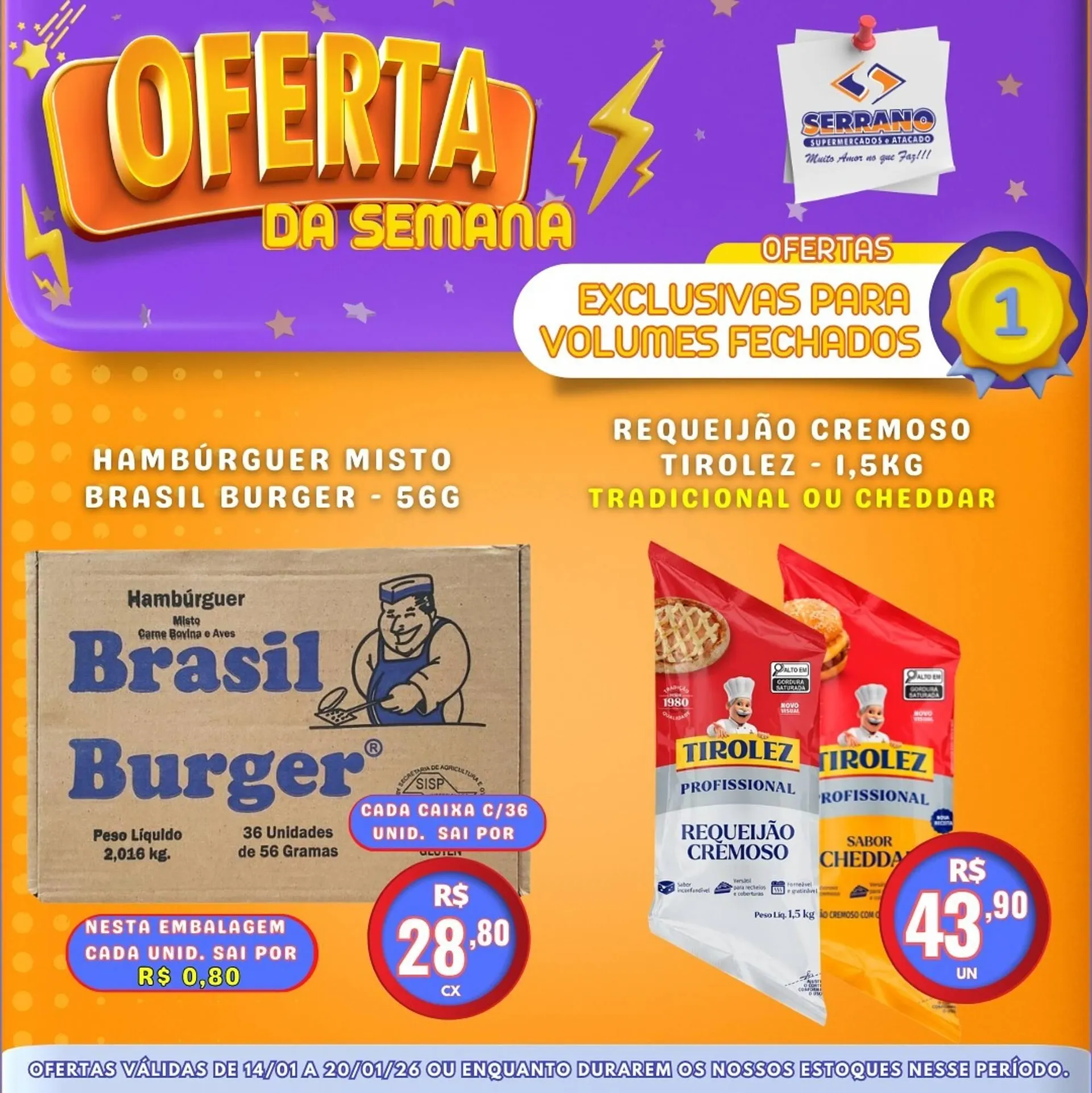 Encarte de Catálogo Serrano Supermercado 14 de janeiro até 20 de janeiro 2026 - Pagina 4