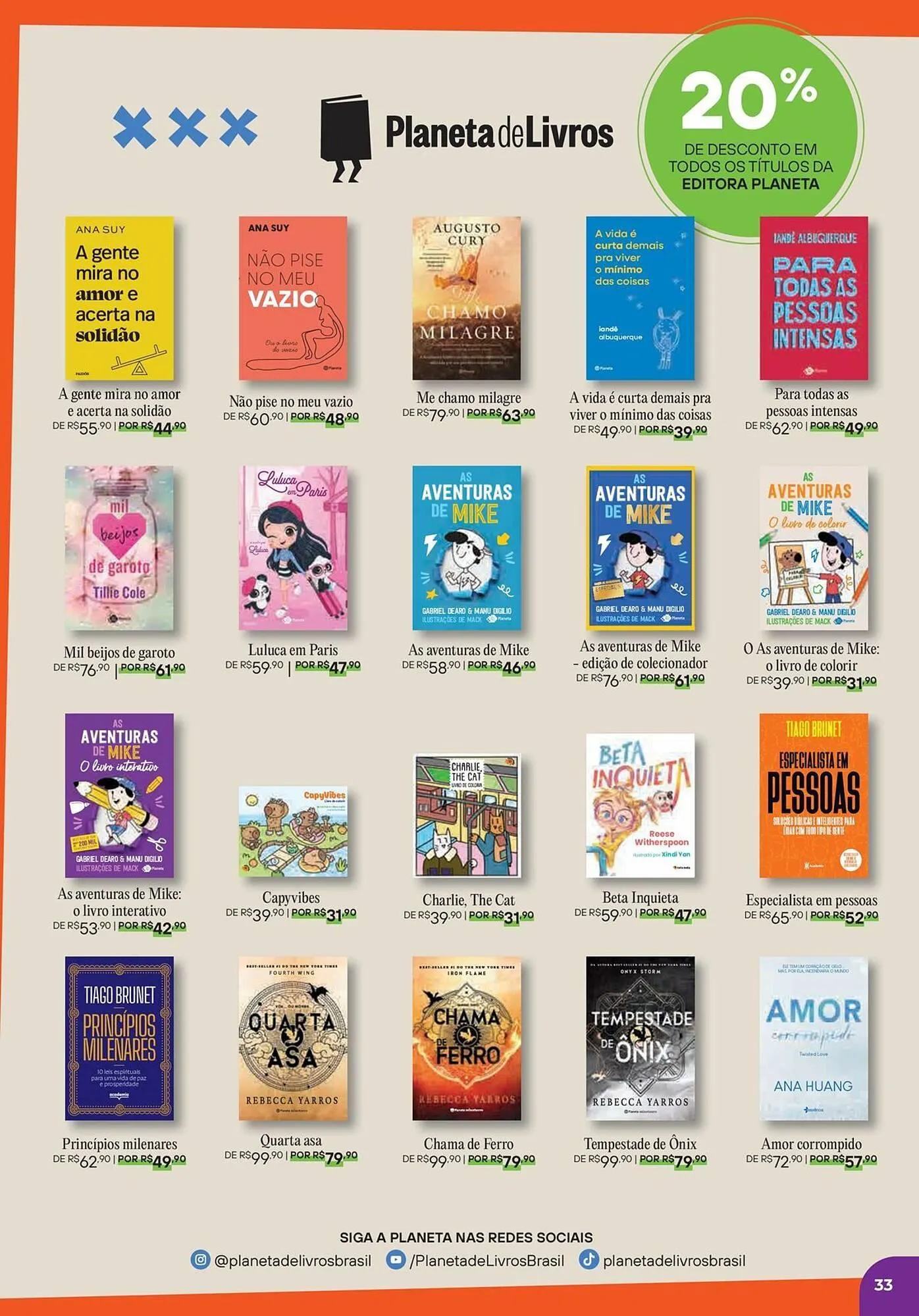 Encarte de Catálogo Livraria Leitura 1 de agosto até 30 de setembro 2025 - Pagina 33