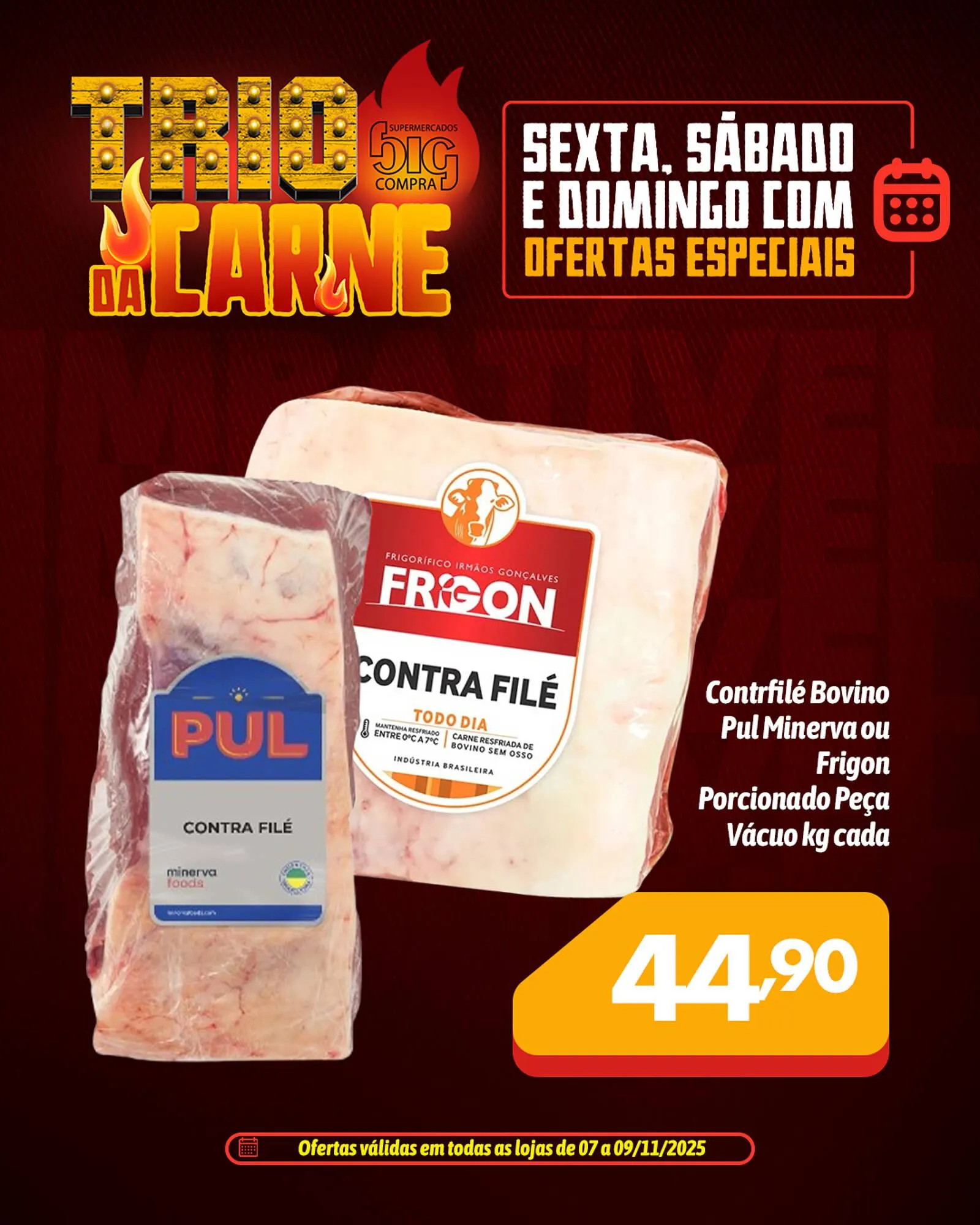 Encarte de Catálogo Supermercados Big Compra 7 de novembro até 9 de novembro 2025 - Pagina 1