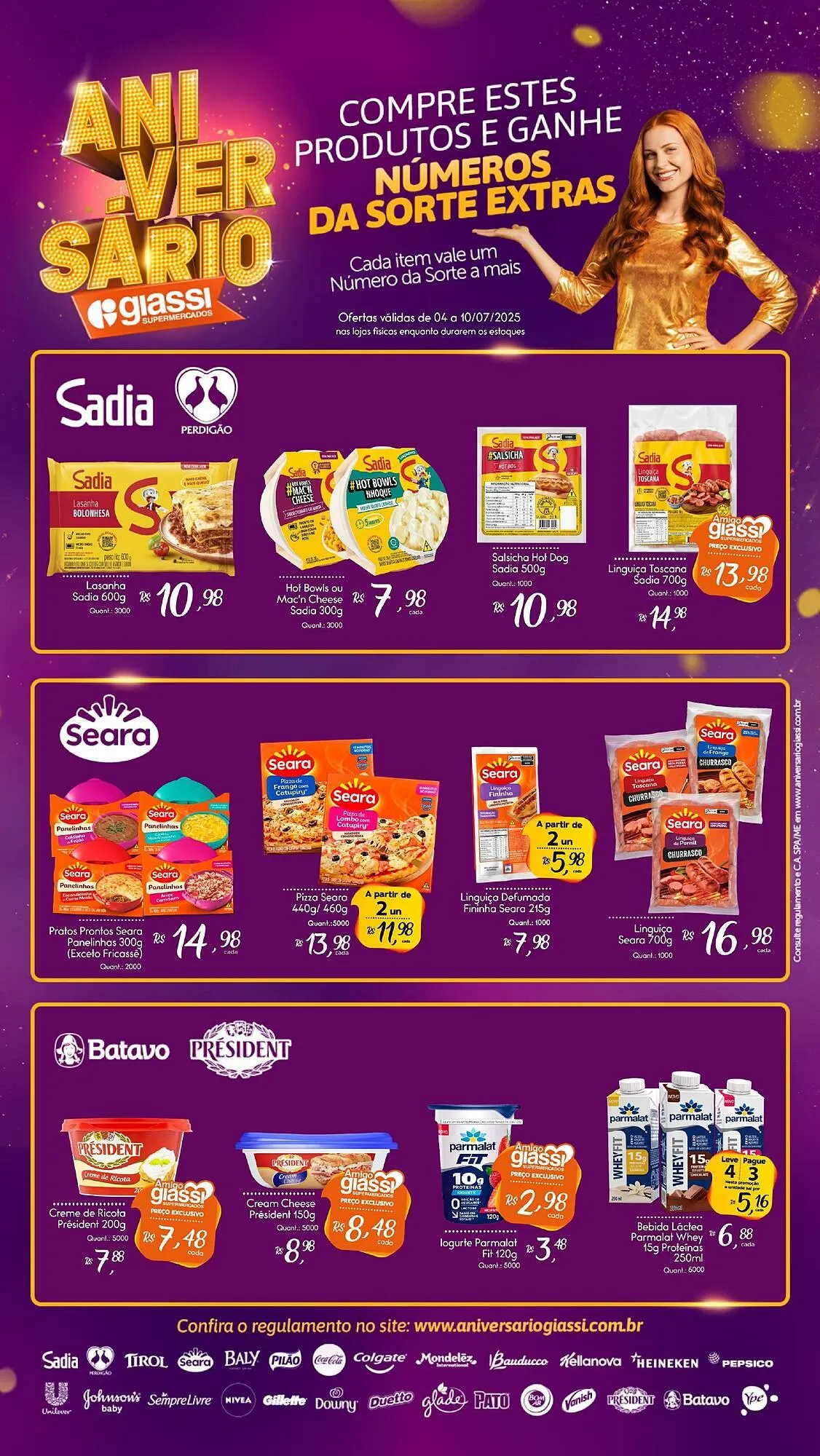 Encarte de Catálogo Giassi Supermercados 8 de julho até 10 de julho 2025 - Pagina 1