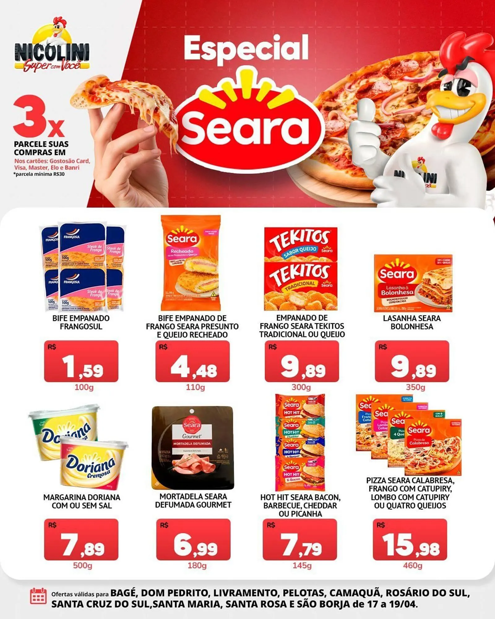 Encarte de Catálogo Super Nicolini 17 de abril até 19 de abril 2026 - Pagina 1