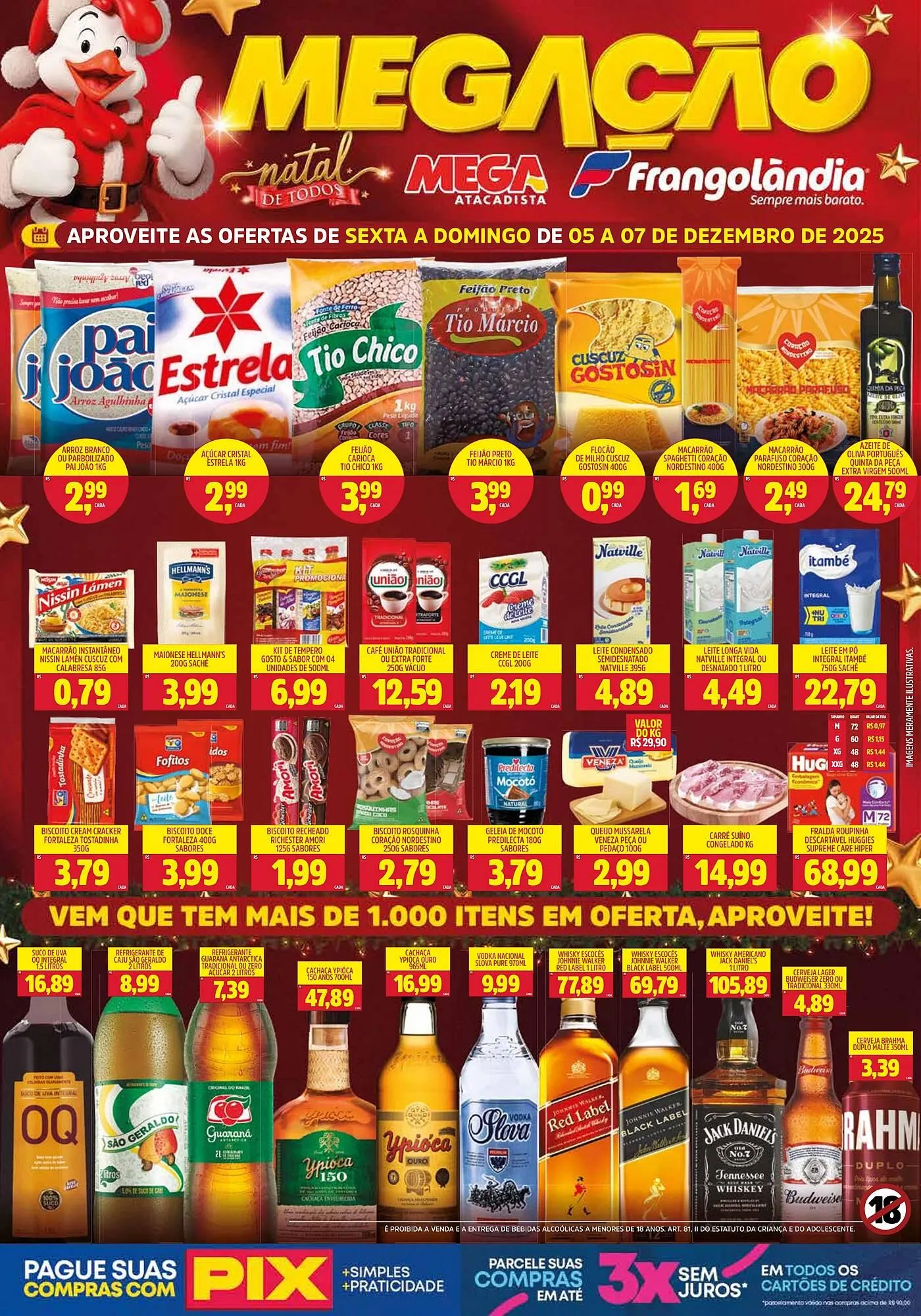 Encarte de Encarte Frangolândia 4 de dezembro até 7 de dezembro 2025 - Pagina 1