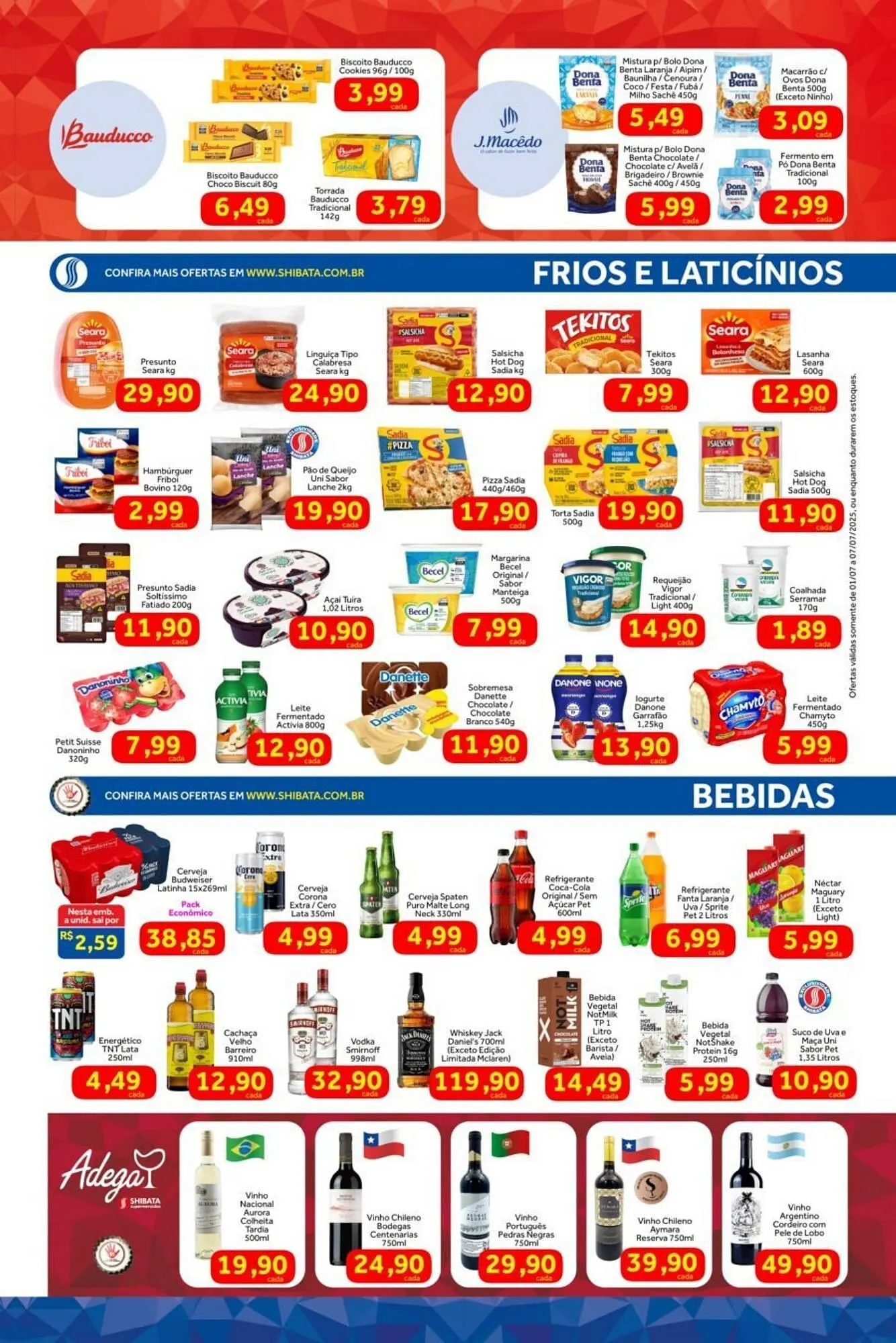 Encarte de Catálogo Shibata Supermercados 30 de junho até 2 de julho 2025 - Pagina 3