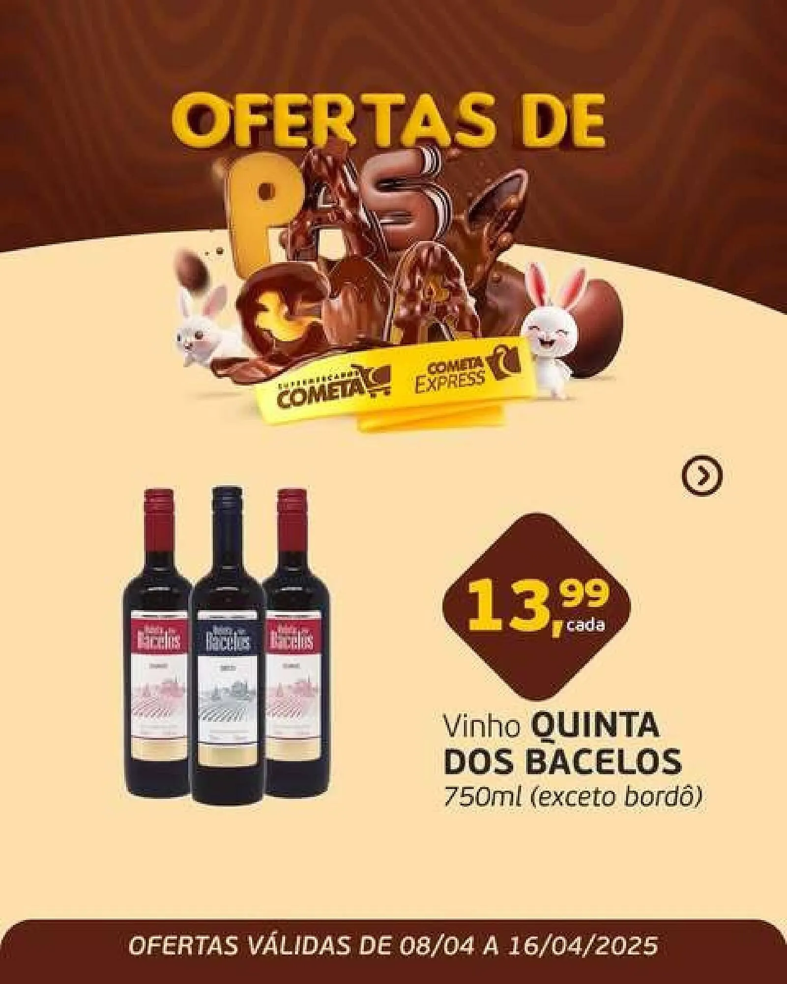 Encarte de Catálogo Cometa Supermercados 9 de abril até 16 de abril 2025 - Pagina 1