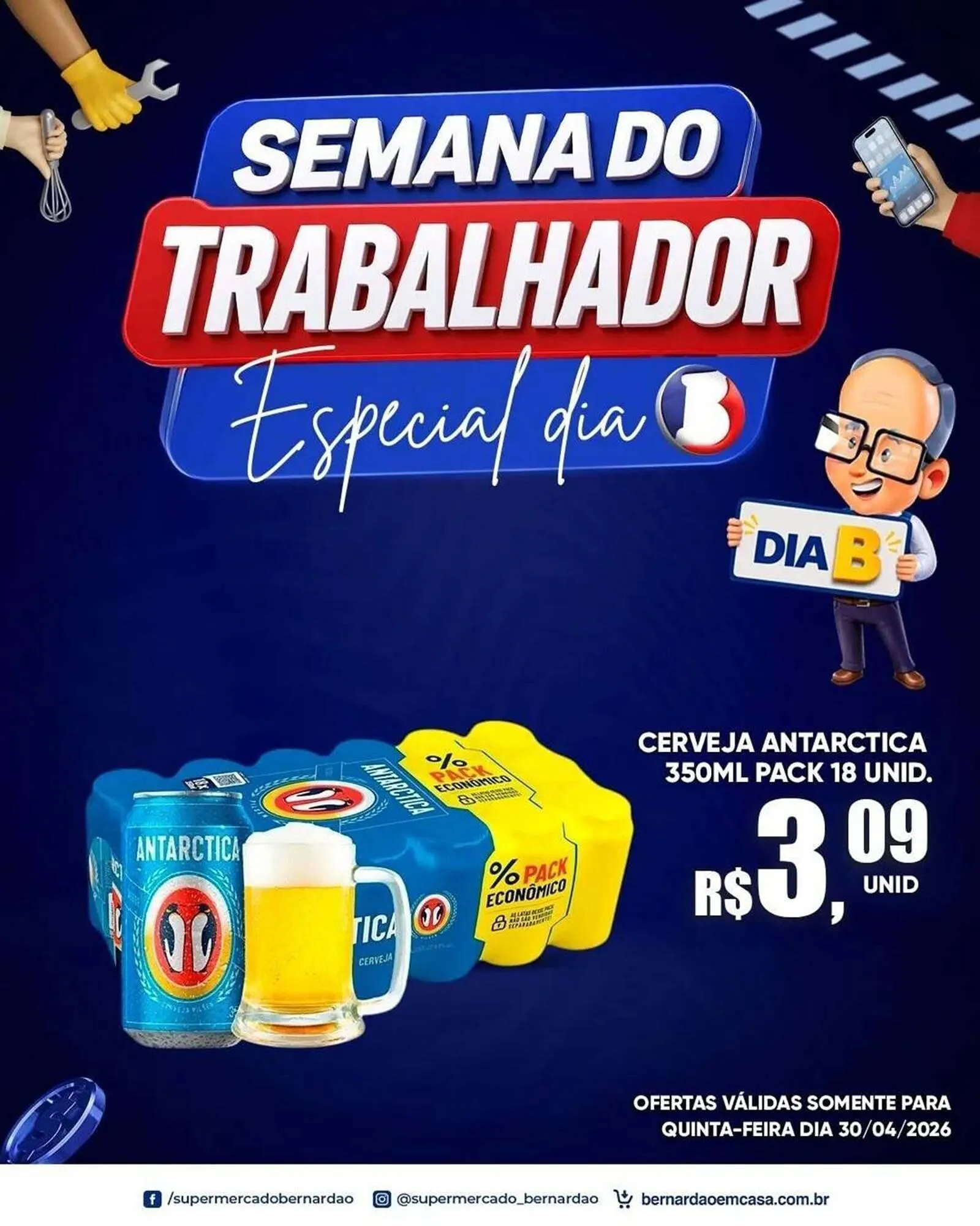 Encarte de Catálogo Supermercado Bernardão 30 de abril até 30 de abril 2026 - Pagina 6