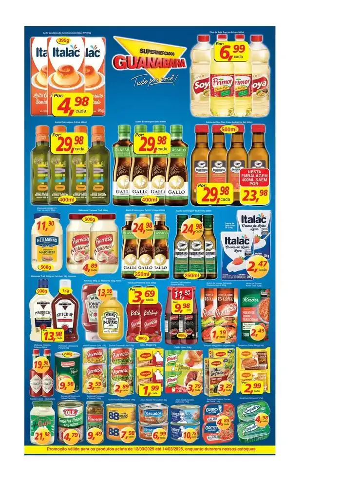 Encarte de Encarte Supermercados Guanabara 12 de março até 14 de março 2025 - Pagina 3