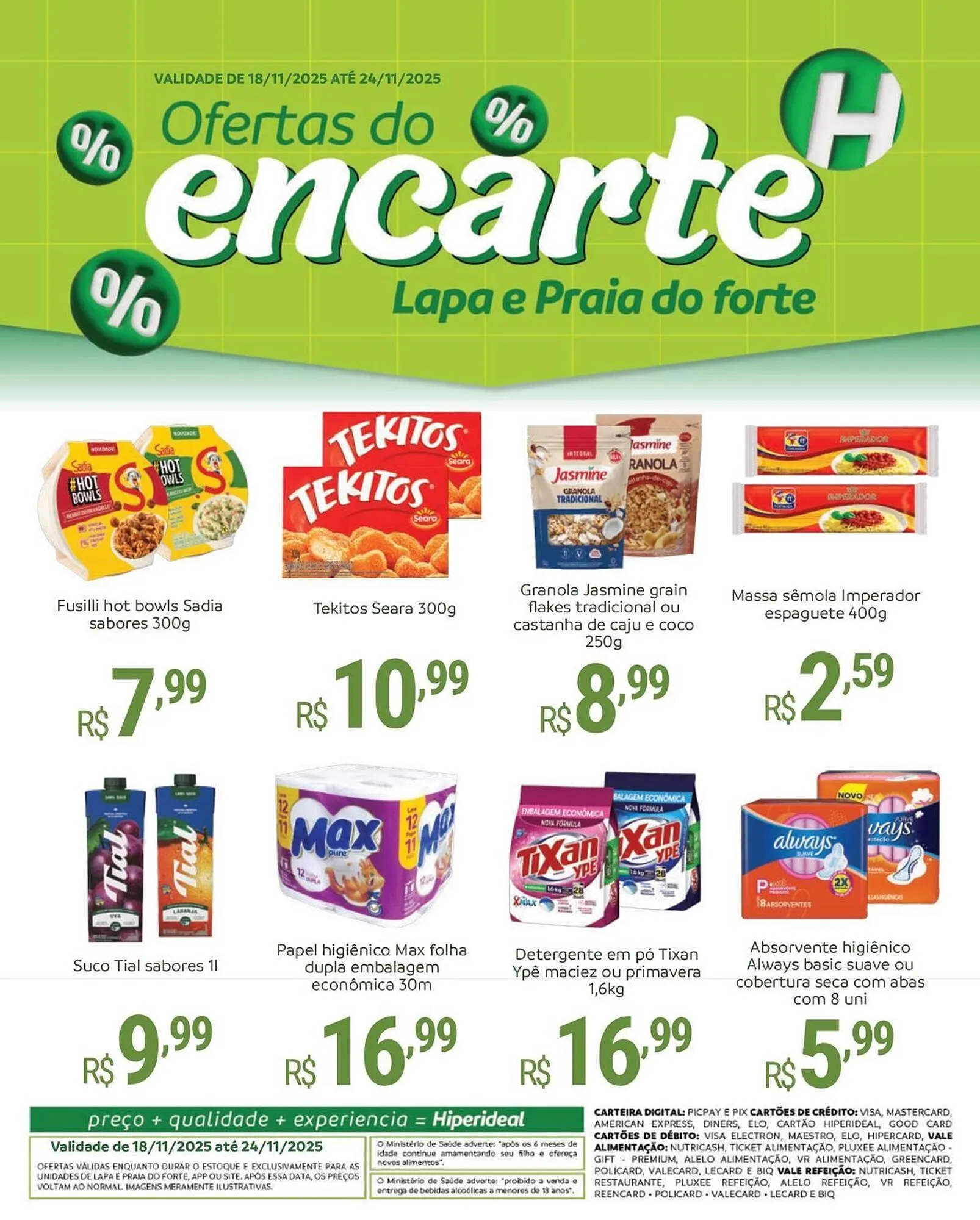 Encarte de Catálogo Hiperideal Supermercados 17 de novembro até 24 de novembro 2025 - Pagina 3