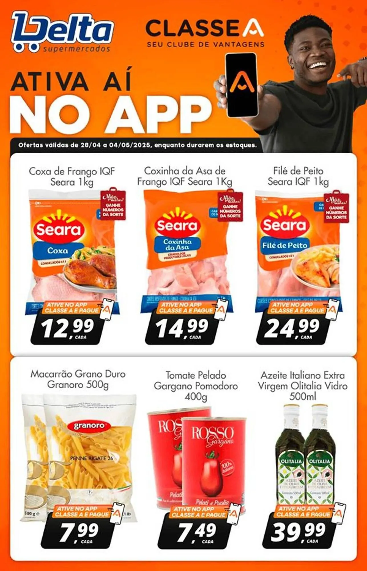 Encarte de Catálogo Delta Supermercados 28 de abril até 4 de maio 2025 - Pagina 1