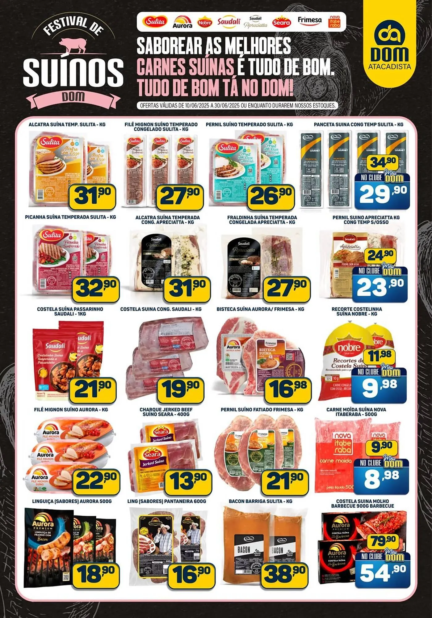Encarte de Catálogo Dom Atacadista 12 de junho até 30 de junho 2025 - Pagina 1