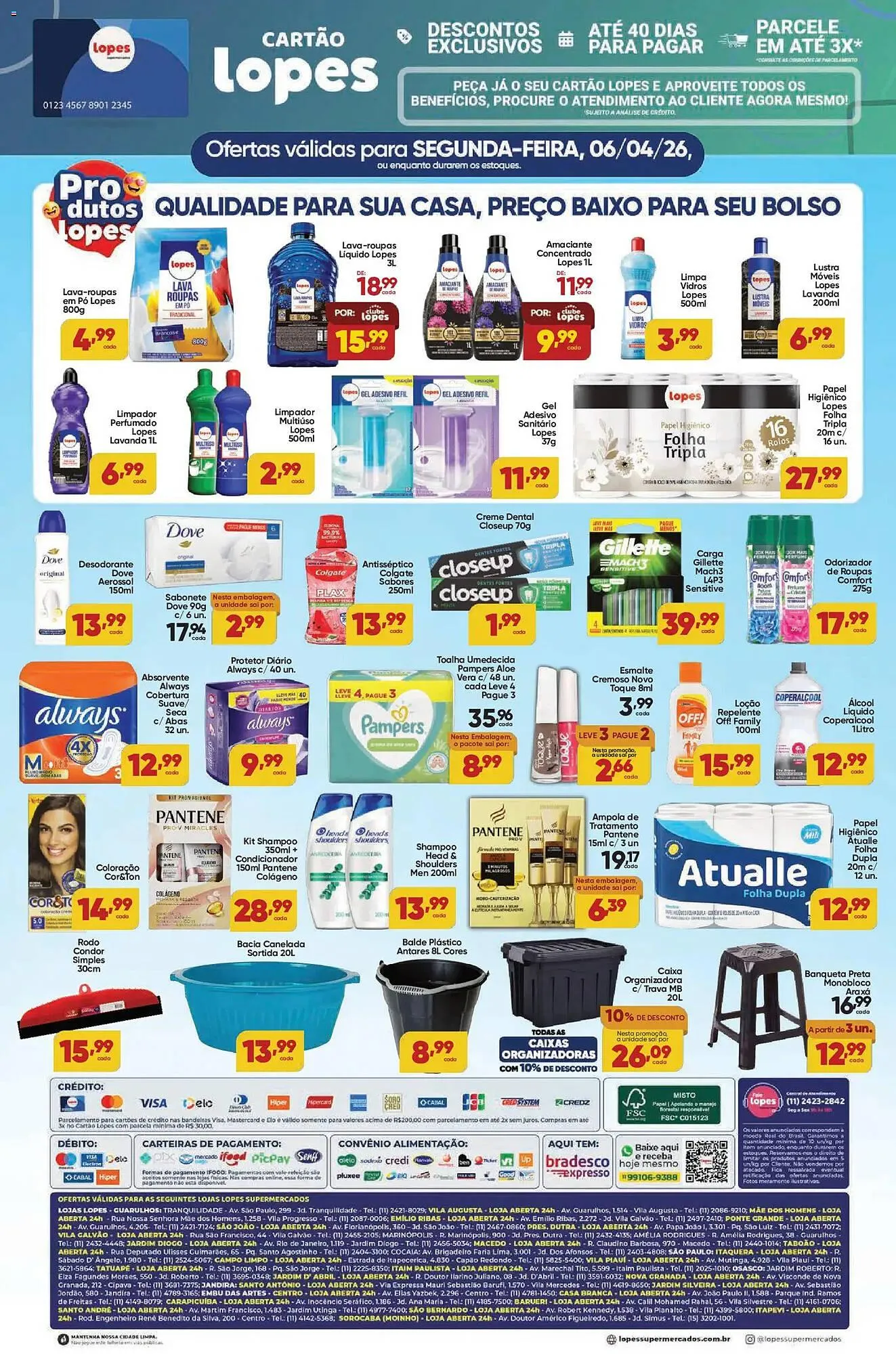 Encarte de Folheto Lopes Supermercados 6 de abril até 6 de abril 2026 - Pagina 2