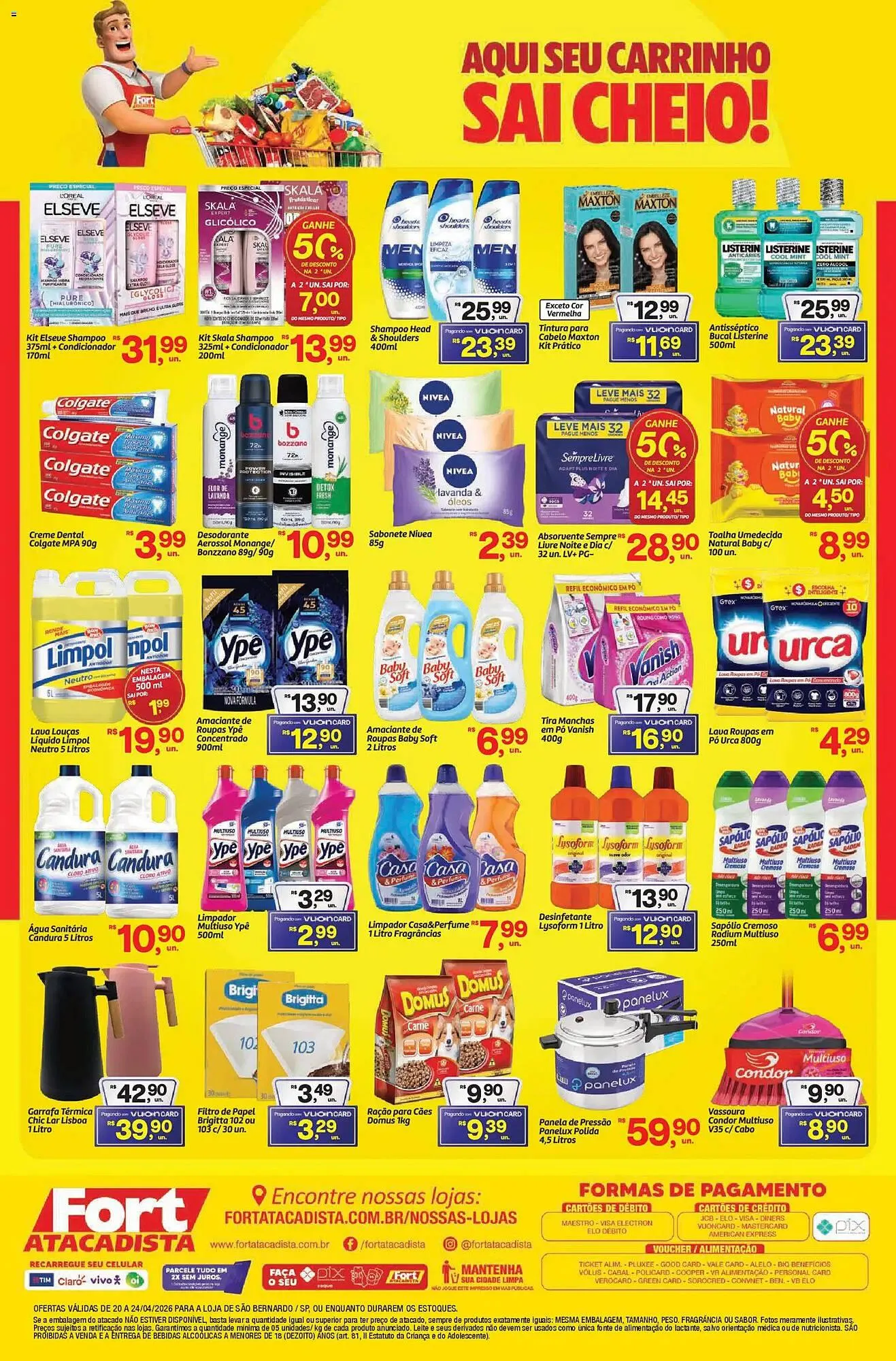 Encarte de Tabloide Fort Atacadista 20 de abril até 24 de abril 2026 - Pagina 4