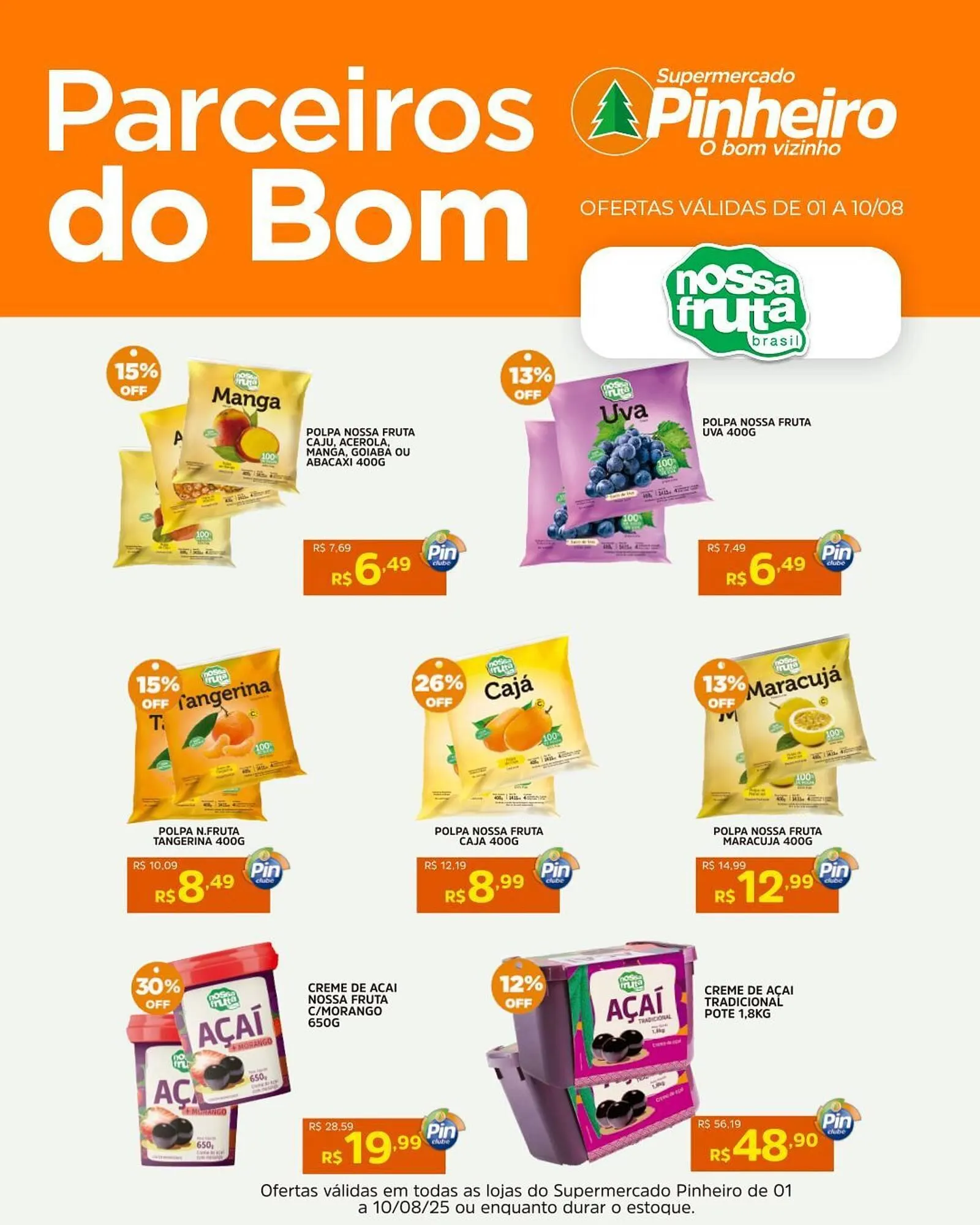 Encarte de Catálogo Pinheiro Supermercado 1 de agosto até 10 de agosto 2025 - Pagina 3