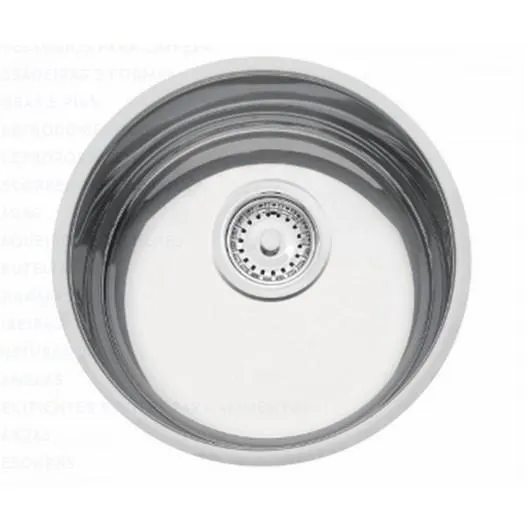 Cuba De Inox Redonda Luna Perfecta 30cm 3.1/2' Com Válvula 94040/407 Polida Tramontina